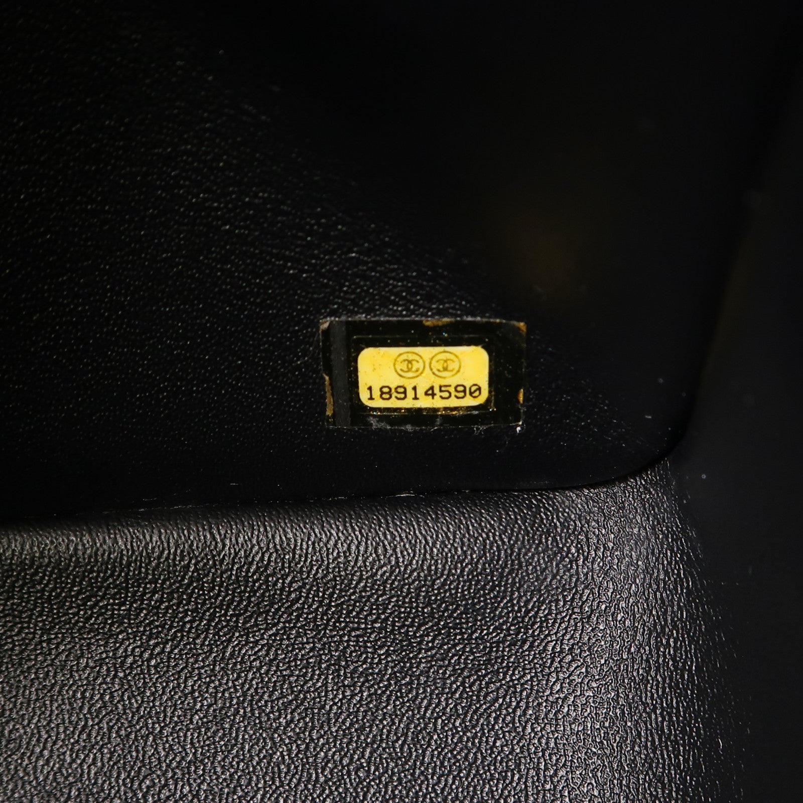 CHANEL 漆皮皮革Large Classic銀扣鏈帶肩背袋