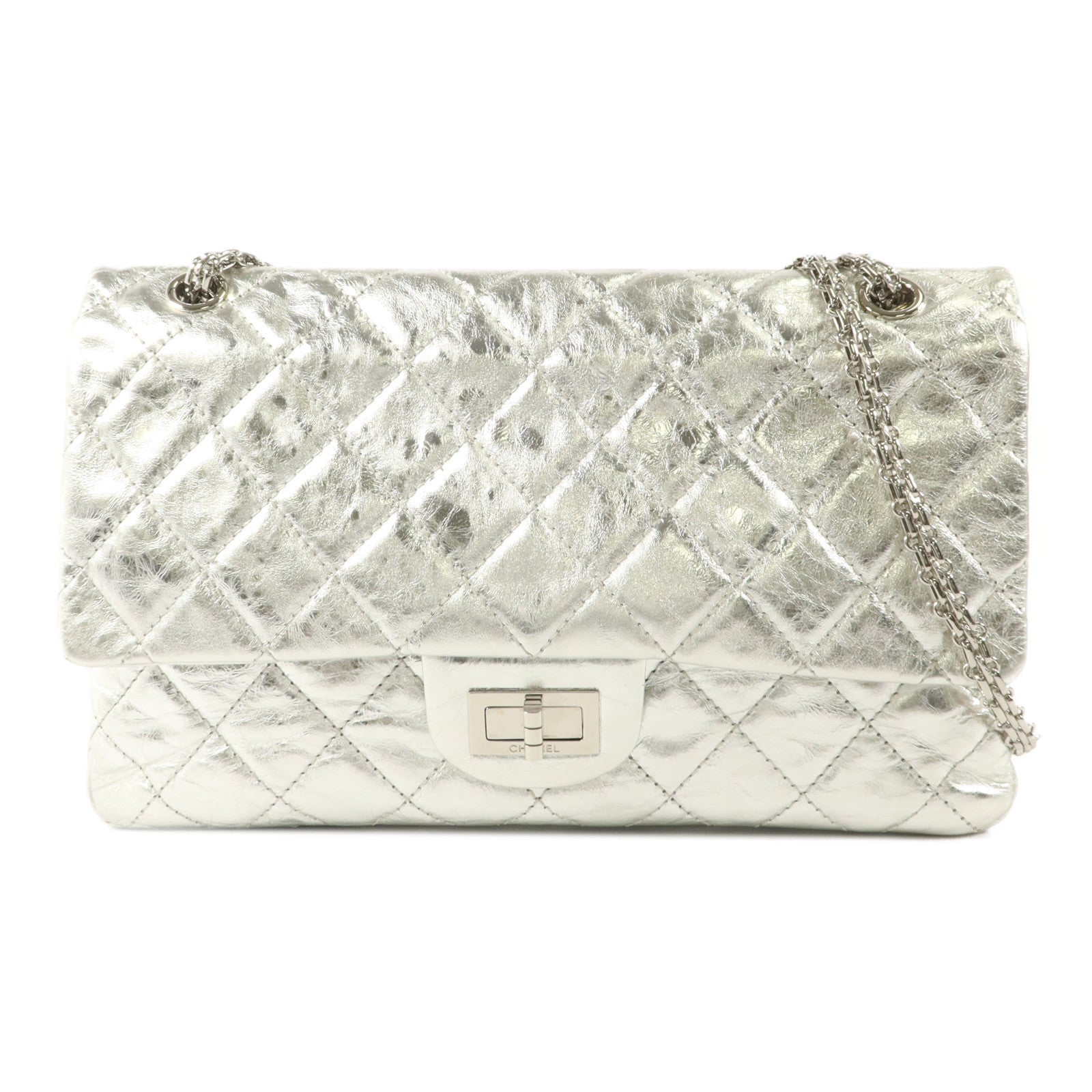 CHANEL 牛皮皮革Maxi Classic鏈帶肩背袋