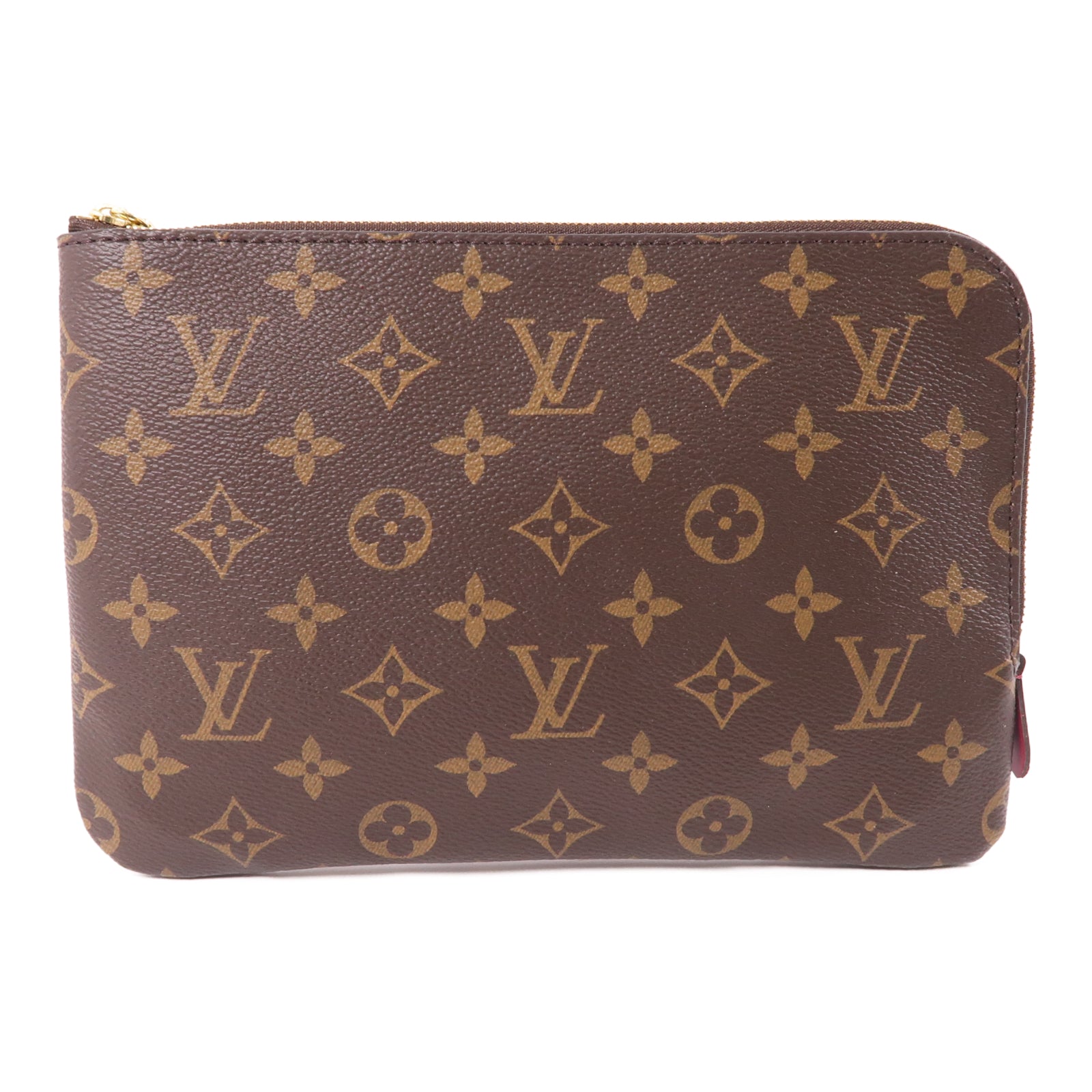 LOUIS VUITTON LV Etui Voyage PM Clutch Bag Pouch  M44148 Monogram Brown
