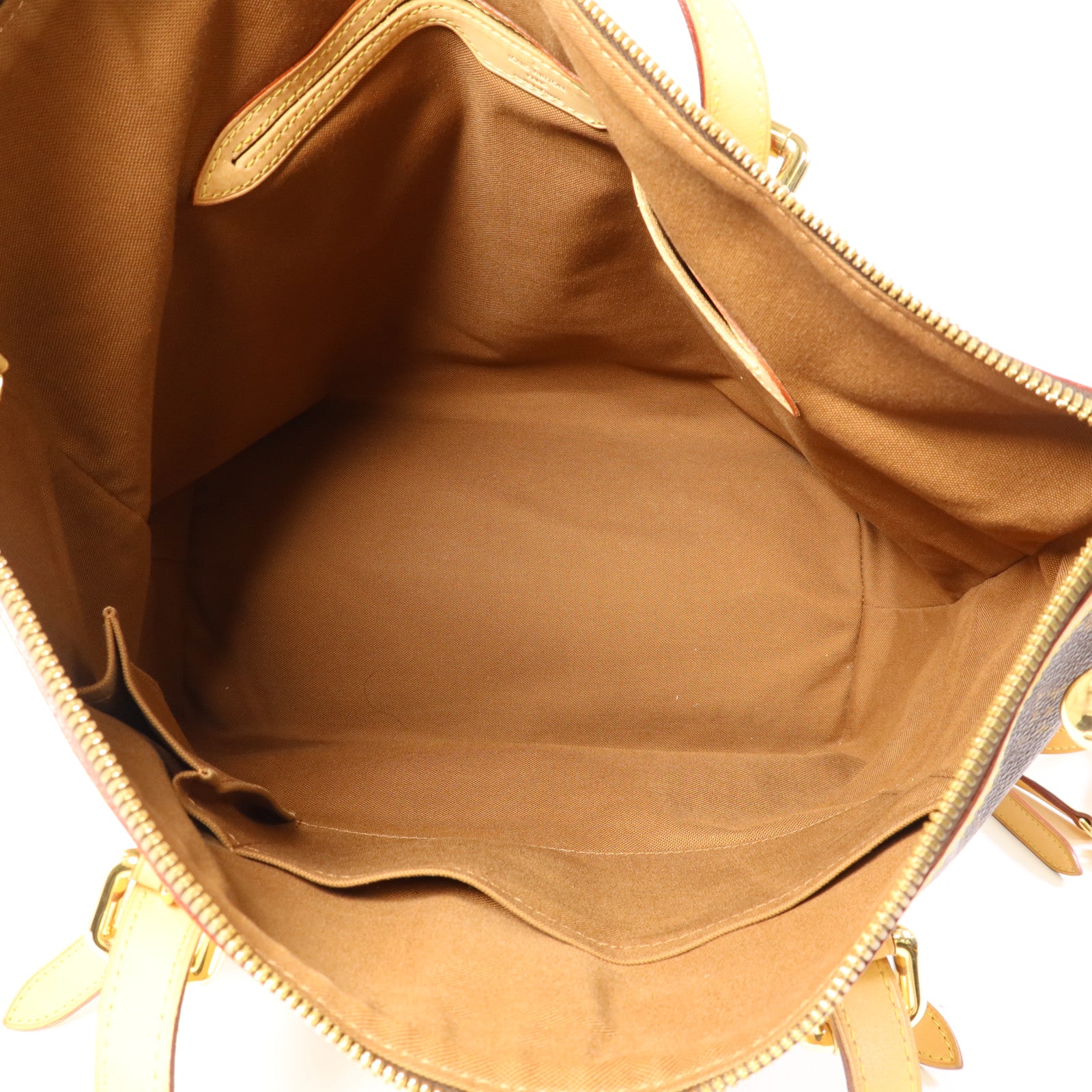 LOUIS VUITTON Monogram Palermo GM金扣手挽肩背兩用袋棕色