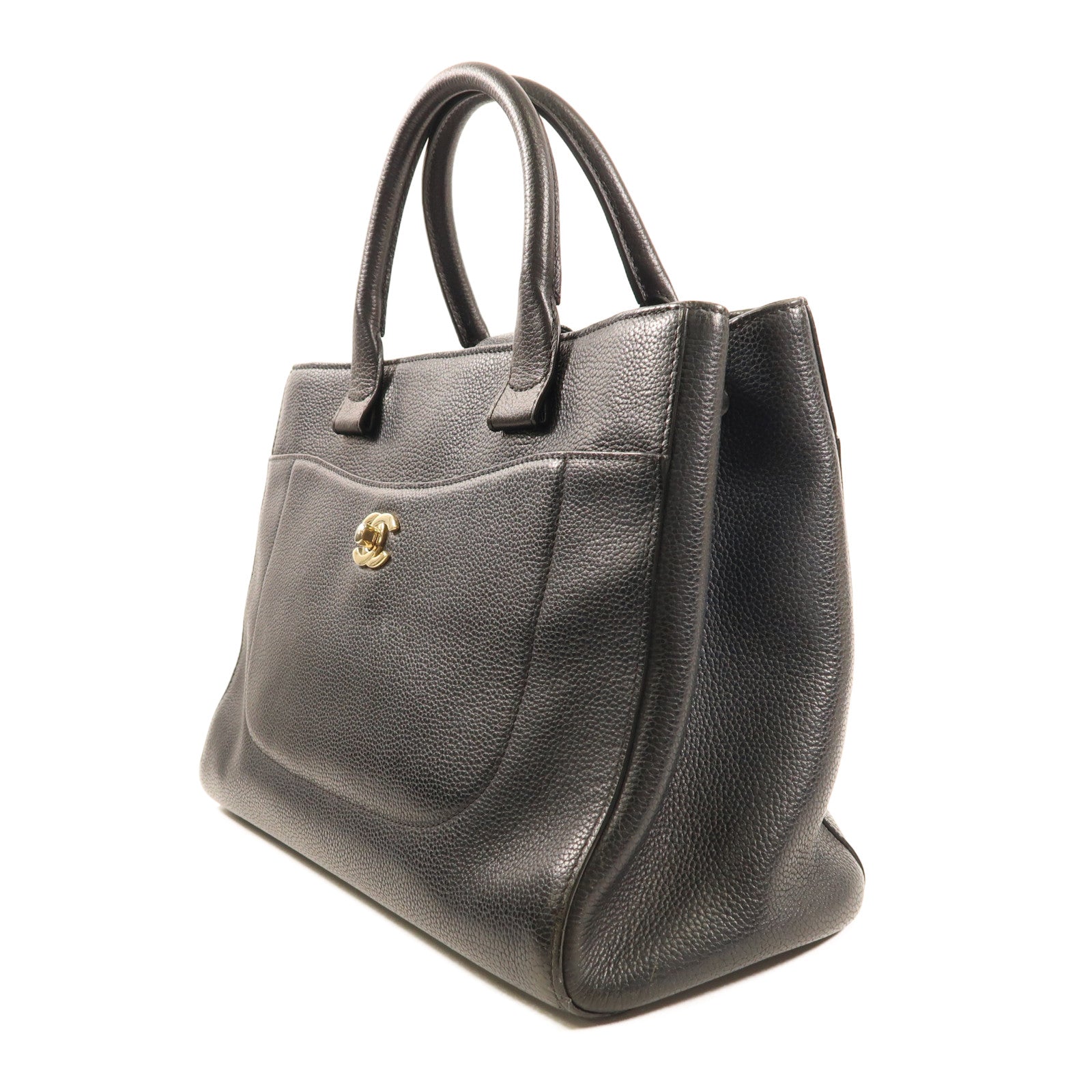 CHANEL 【激減優惠】牛皮皮革2 Way Shoulder Bag金扣手挽肩背兩用袋