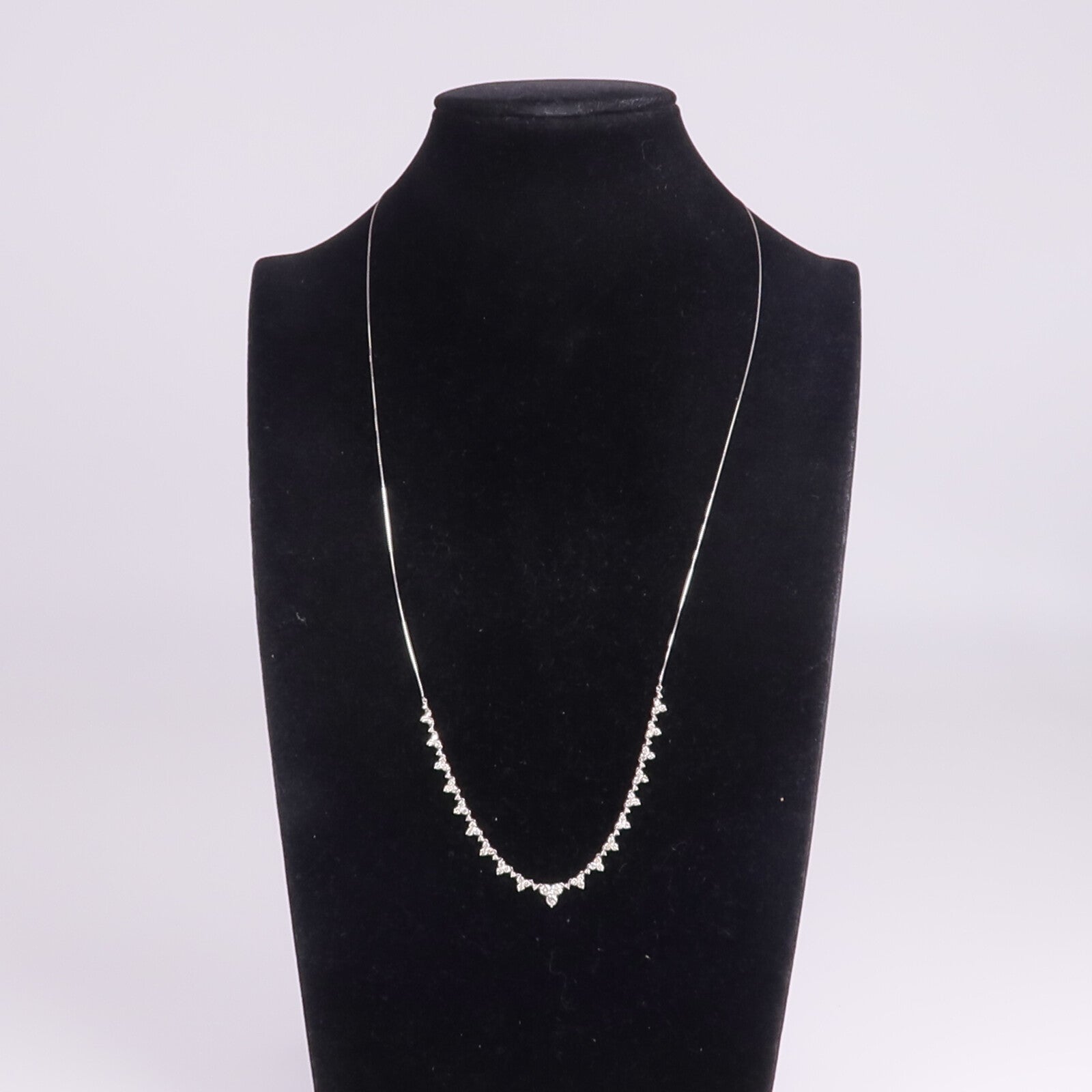 JEWELRY 18K白金Diamond Necklace鑽石項鍊