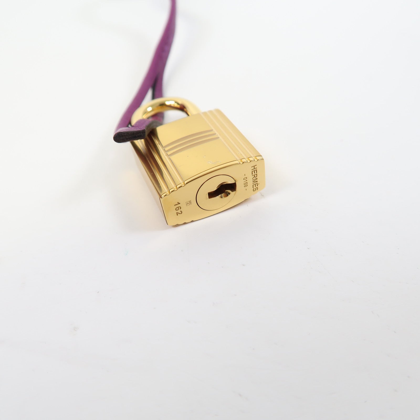 HERMES Evercolor皮革Kelly 32金扣手挽肩背兩用袋P9 Anemone海葵紫色