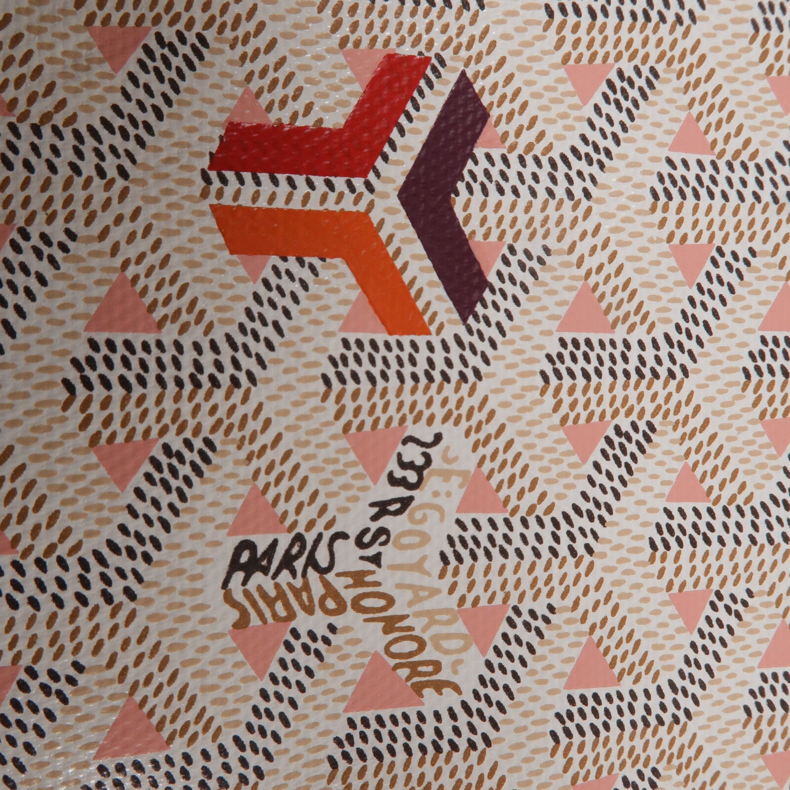 GOYARD 塗層帆布Pitiers Claire-Voie PM手挽肩背兩用袋