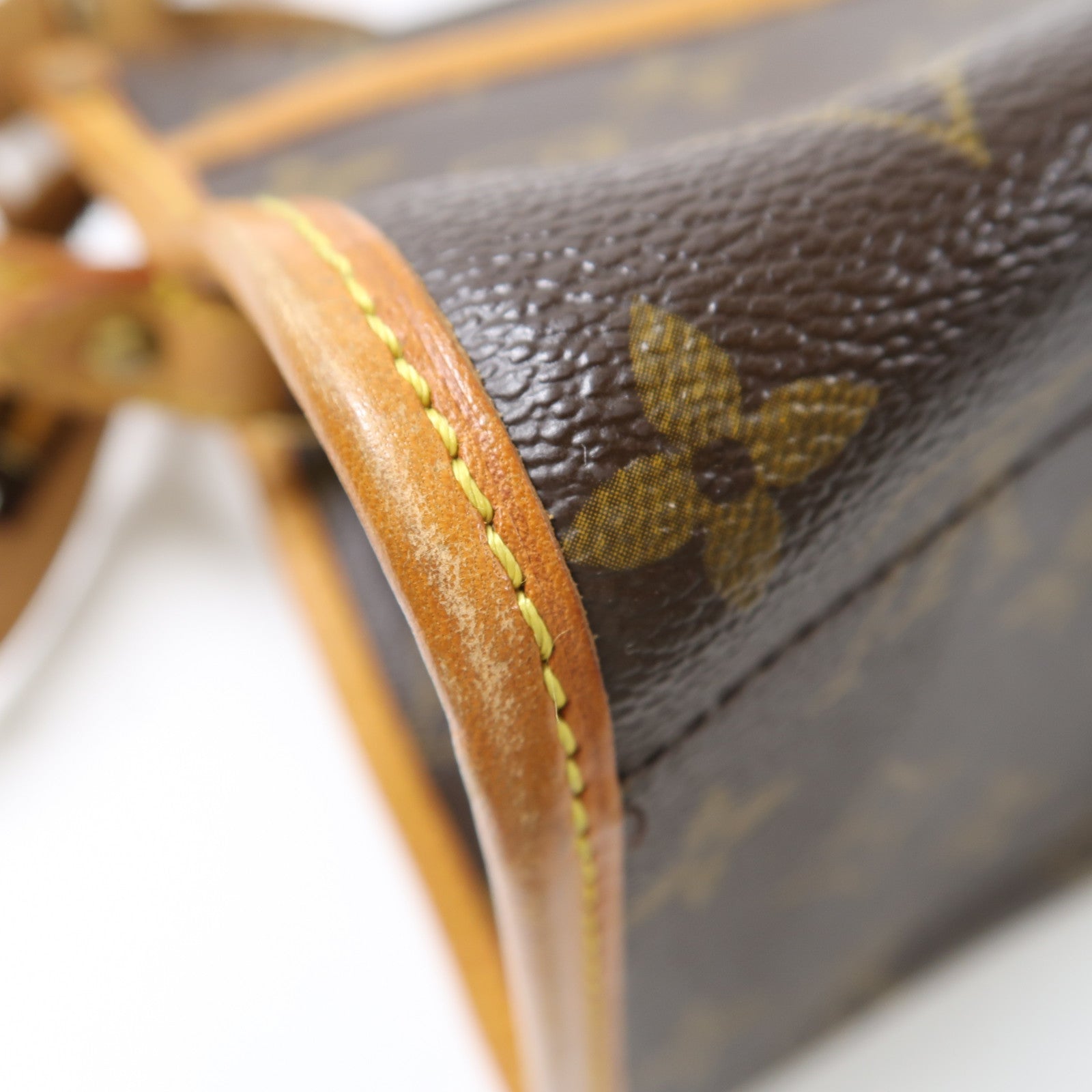 LOUIS VUITTON Monogram Popincourt金扣肩背袋啡色