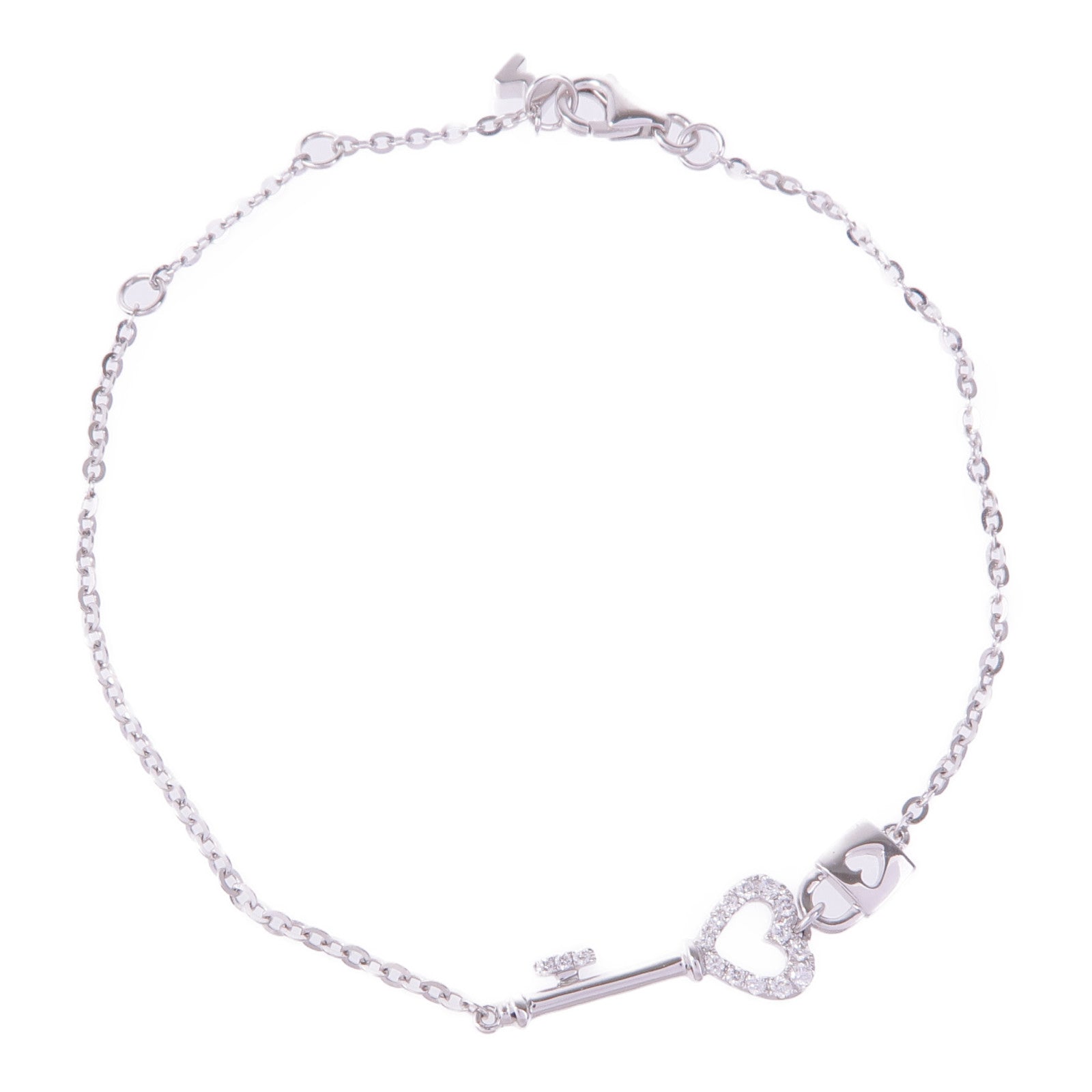 JEWELRY 18K白金Diamond Bracelet鑽石手鏈