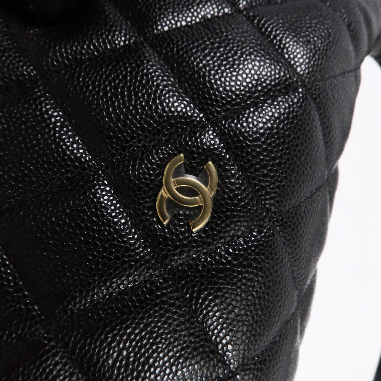 CHANEL 牛皮皮革Mini Hobo手挽肩背兩用袋