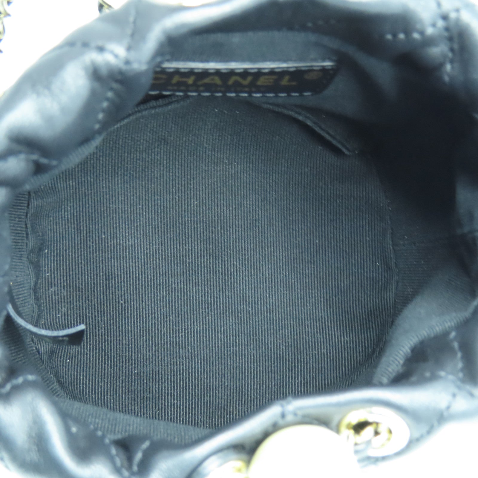 CHANEL 【清倉大減價】牛皮皮革Shoulder Bag金扣鏈帶肩背袋黑色
