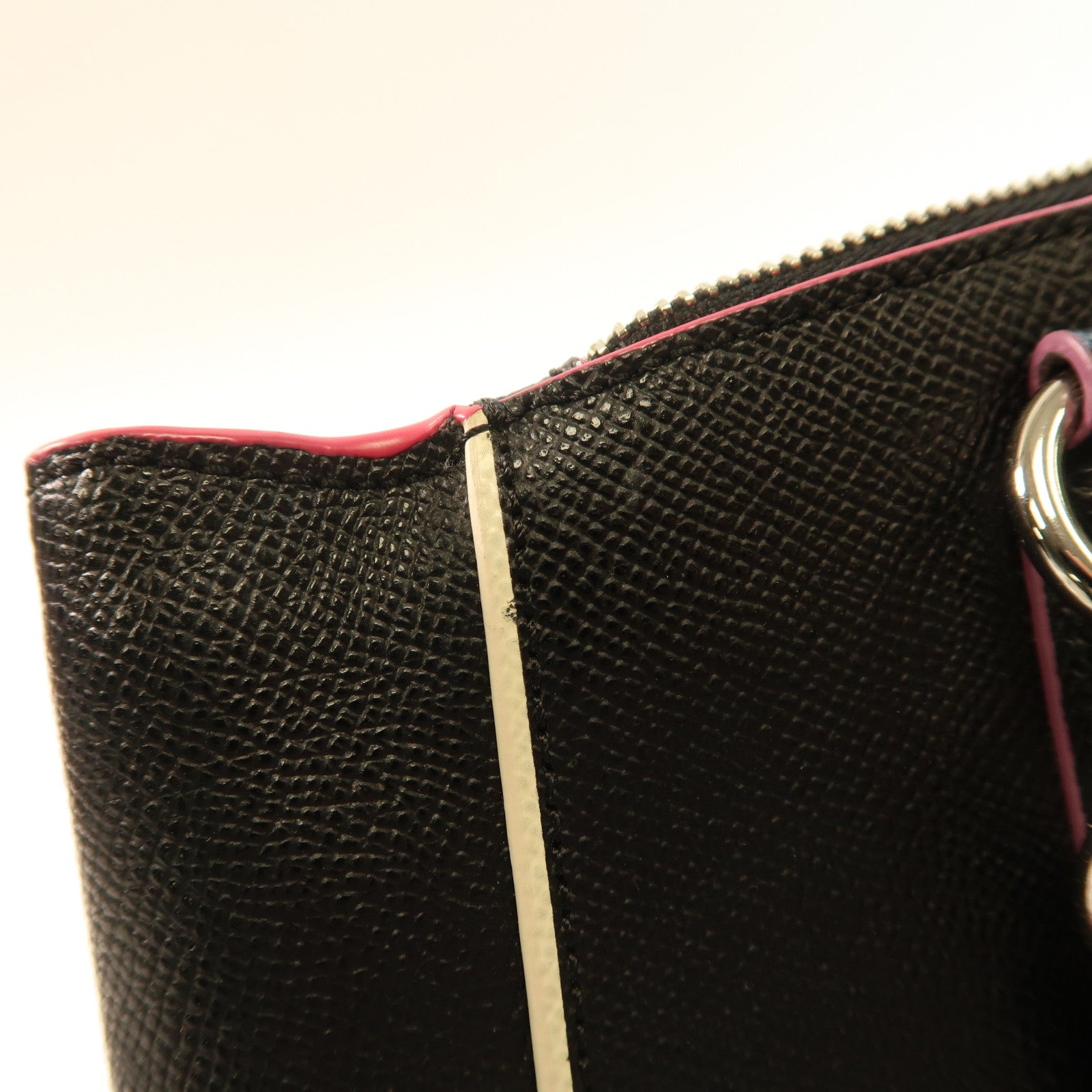COACH 牛皮皮革Shoulder Bag銀扣肩背袋黑色