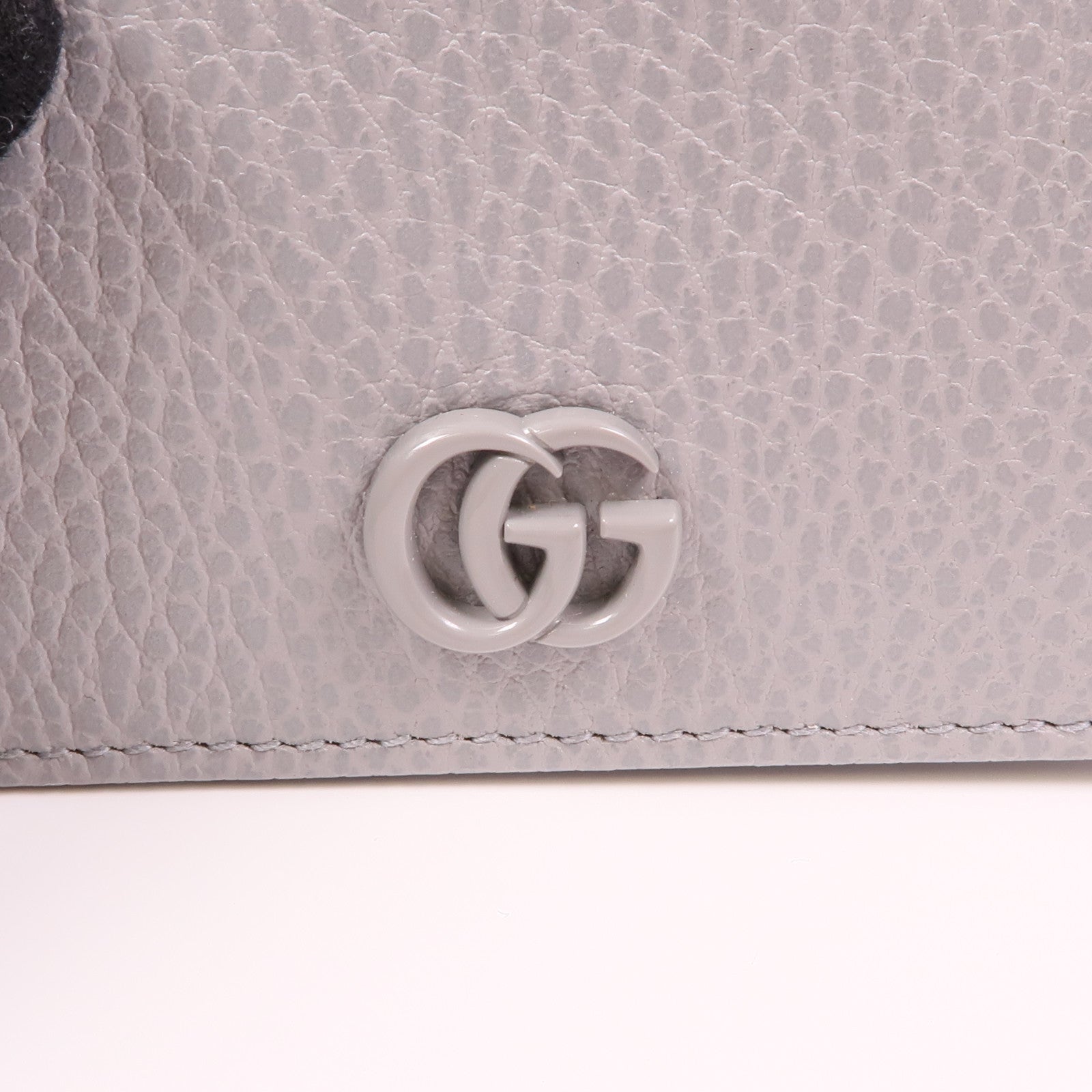 GUCCI 牛皮皮革Wallet銀扣錢包