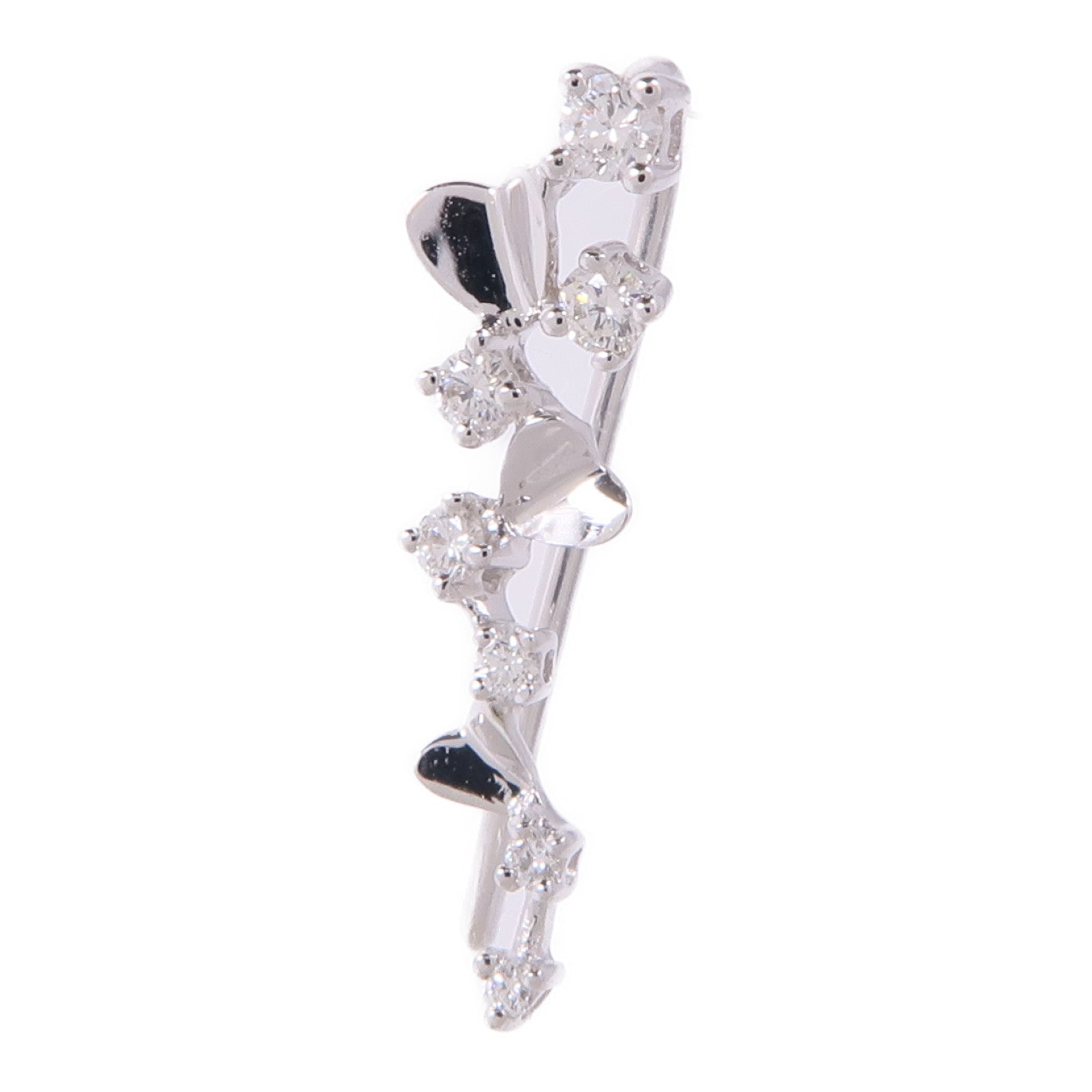 JEWELRY 18K白金Single Diamond Earring鑽石耳環