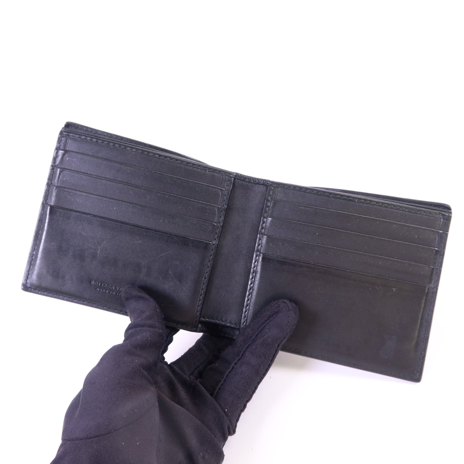 BOTTEGA VENETA 羊皮皮革Bifold Wallet錢包