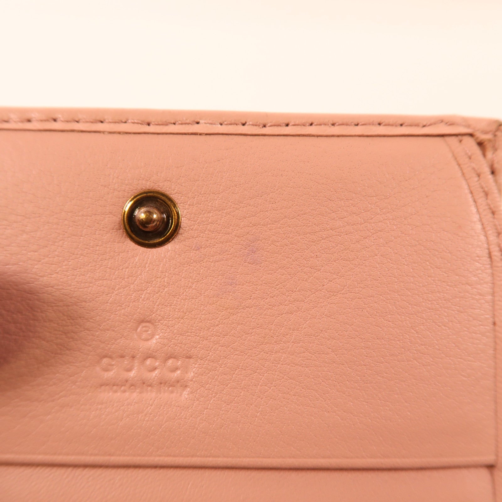 GUCCI 牛皮皮革GG Marmont Wallet錢包