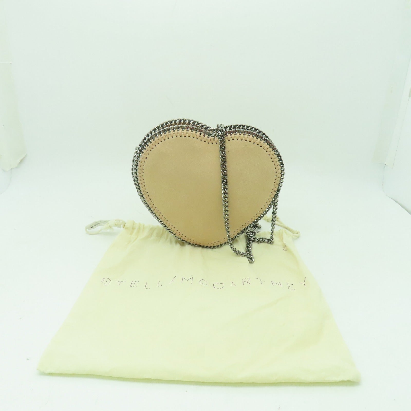 SELECTION 【激減優惠】聚酯纖維Chain Shoulder Bag銀扣鏈帶肩背袋粉紅色