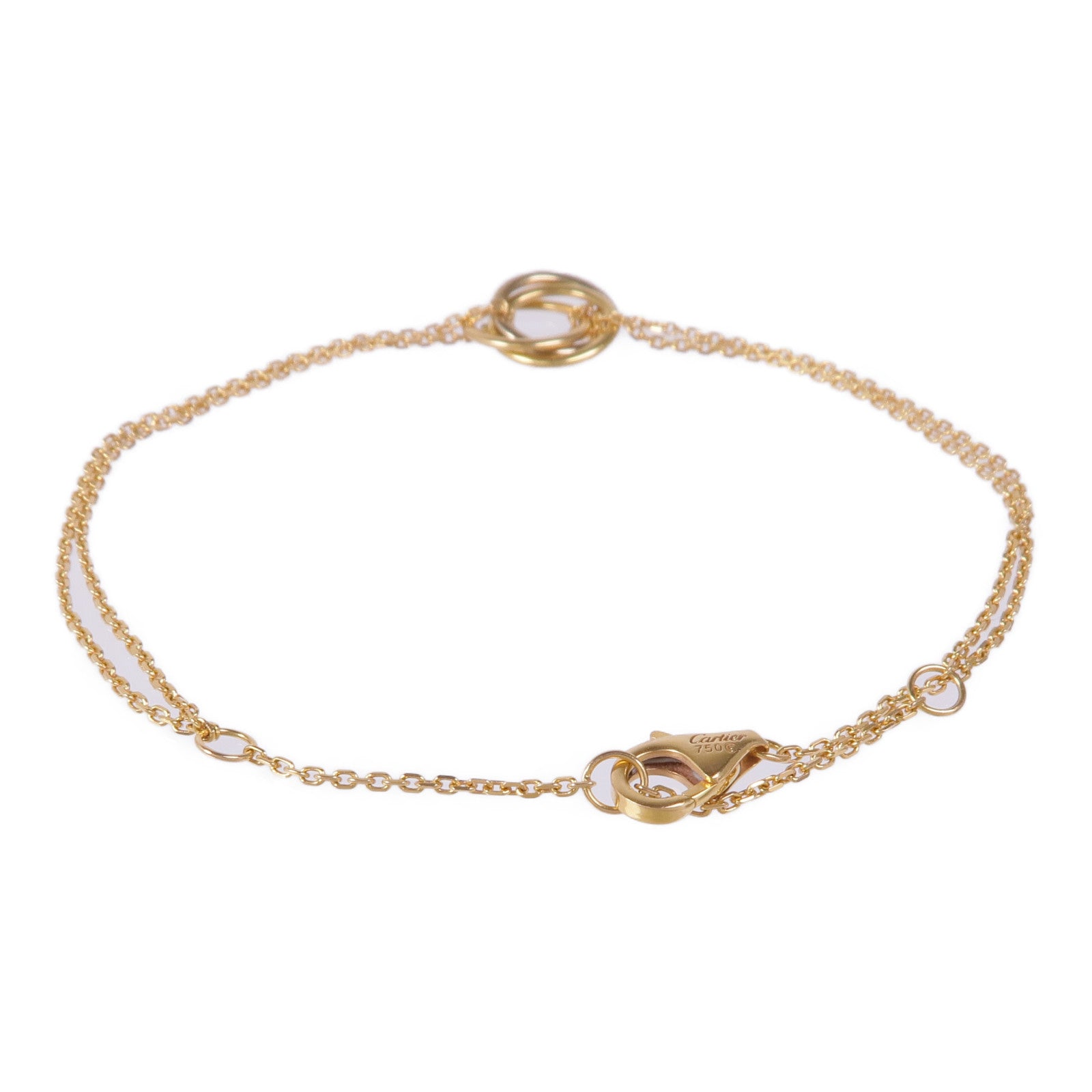 CARTIER 【激減優惠】18K黃金/白金/玫瑰金Trinity Bracelet手鏈