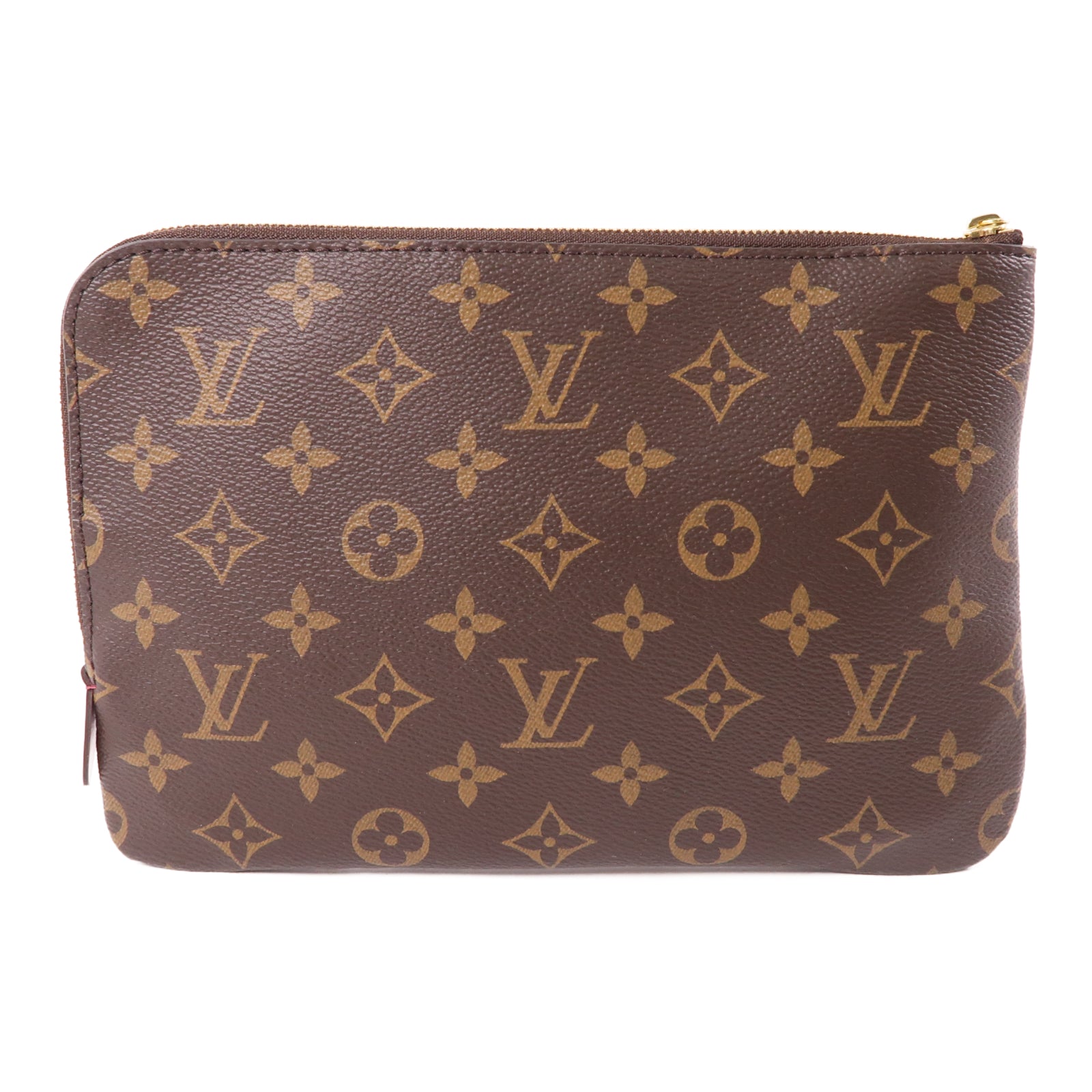 LOUIS VUITTON LV Etui Voyage PM Clutch Bag Pouch  M44148 Monogram Brown
