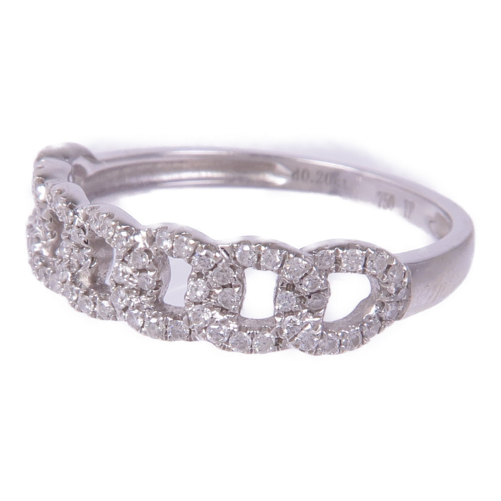 JEWELRY 18K白金Diamond Ring鑽石戒指US#5.5