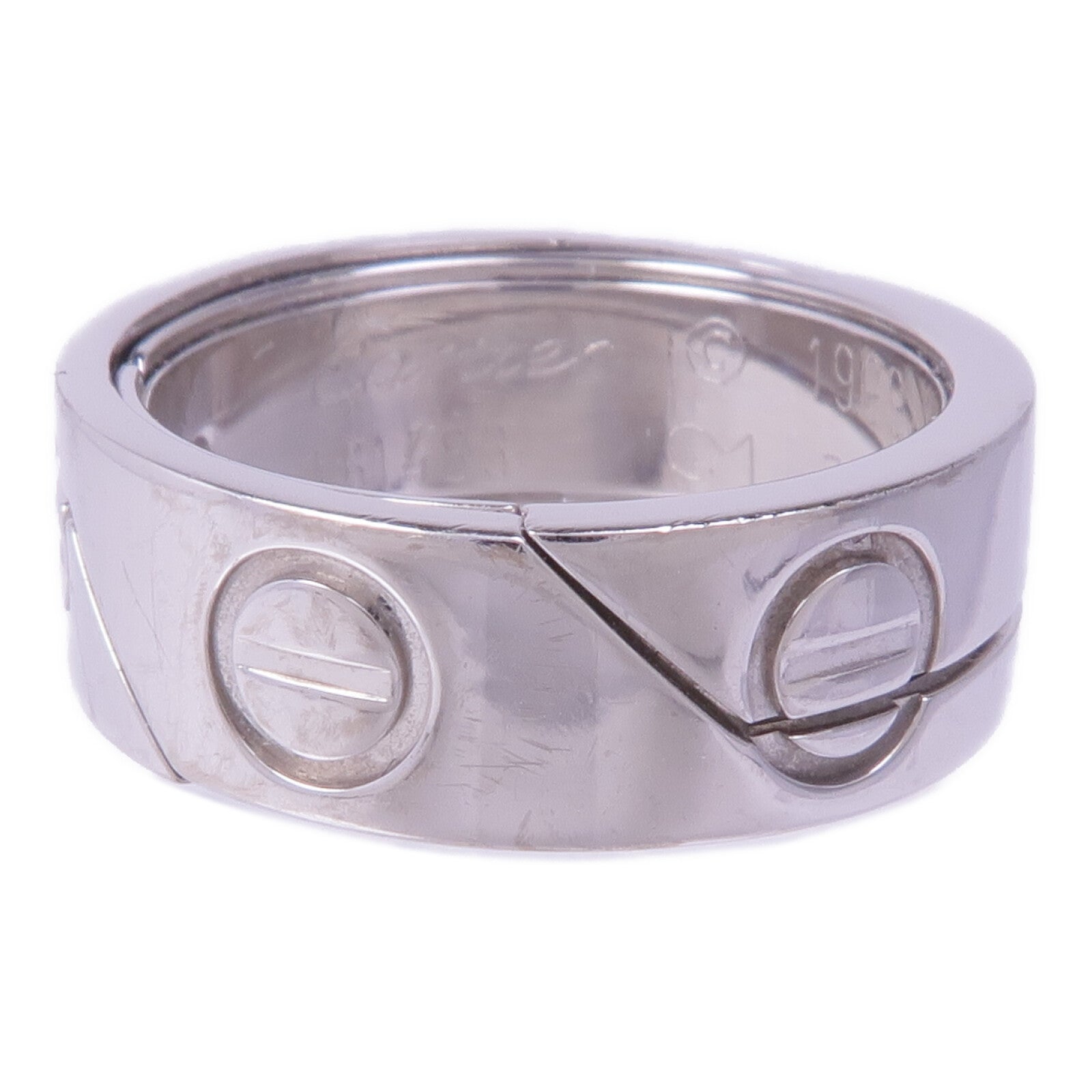 CARTIER 18K白金Astro Love Ring戒指Cartier#55/US#7