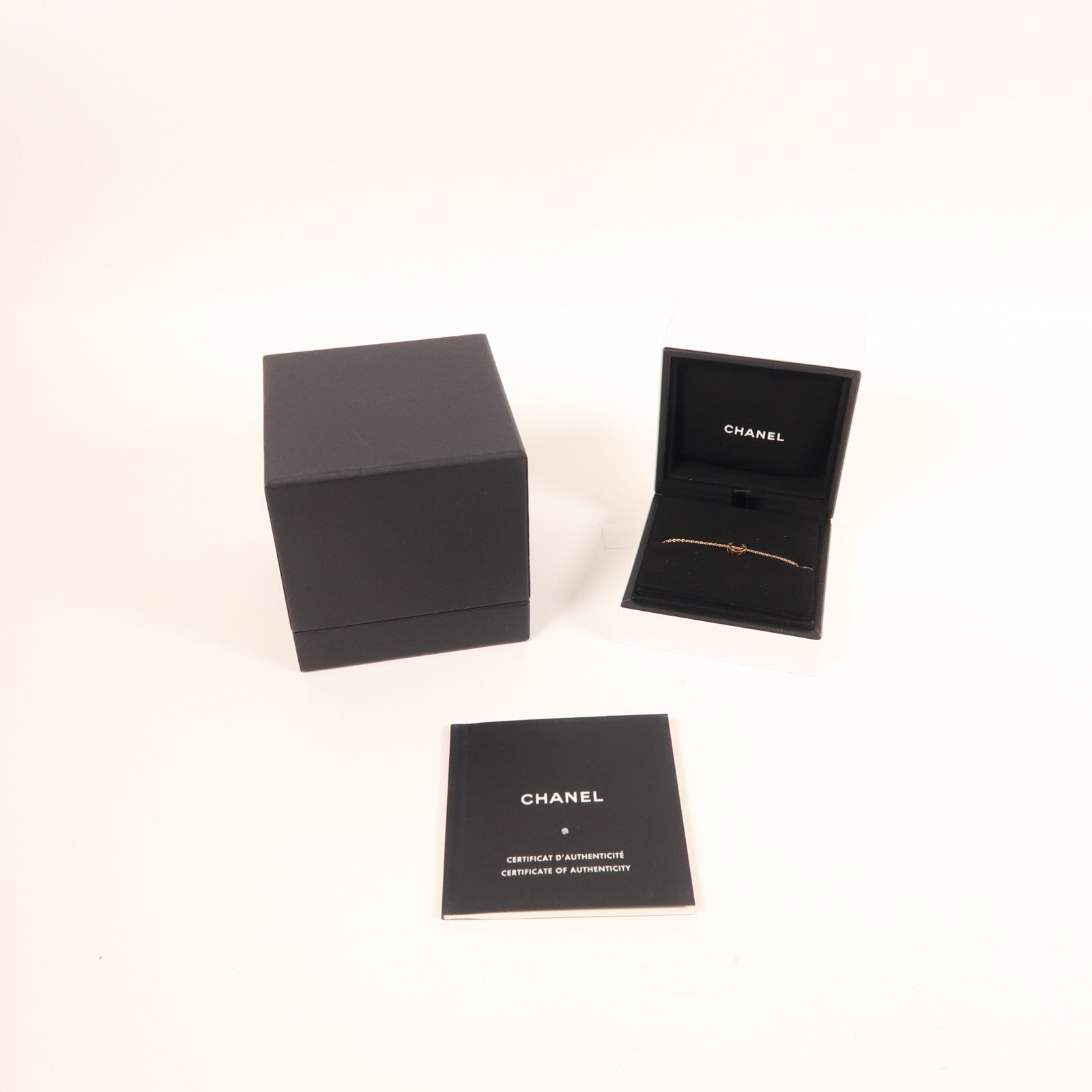 CHANEL 18K玫瑰金Coco Crush Bracelet手鏈