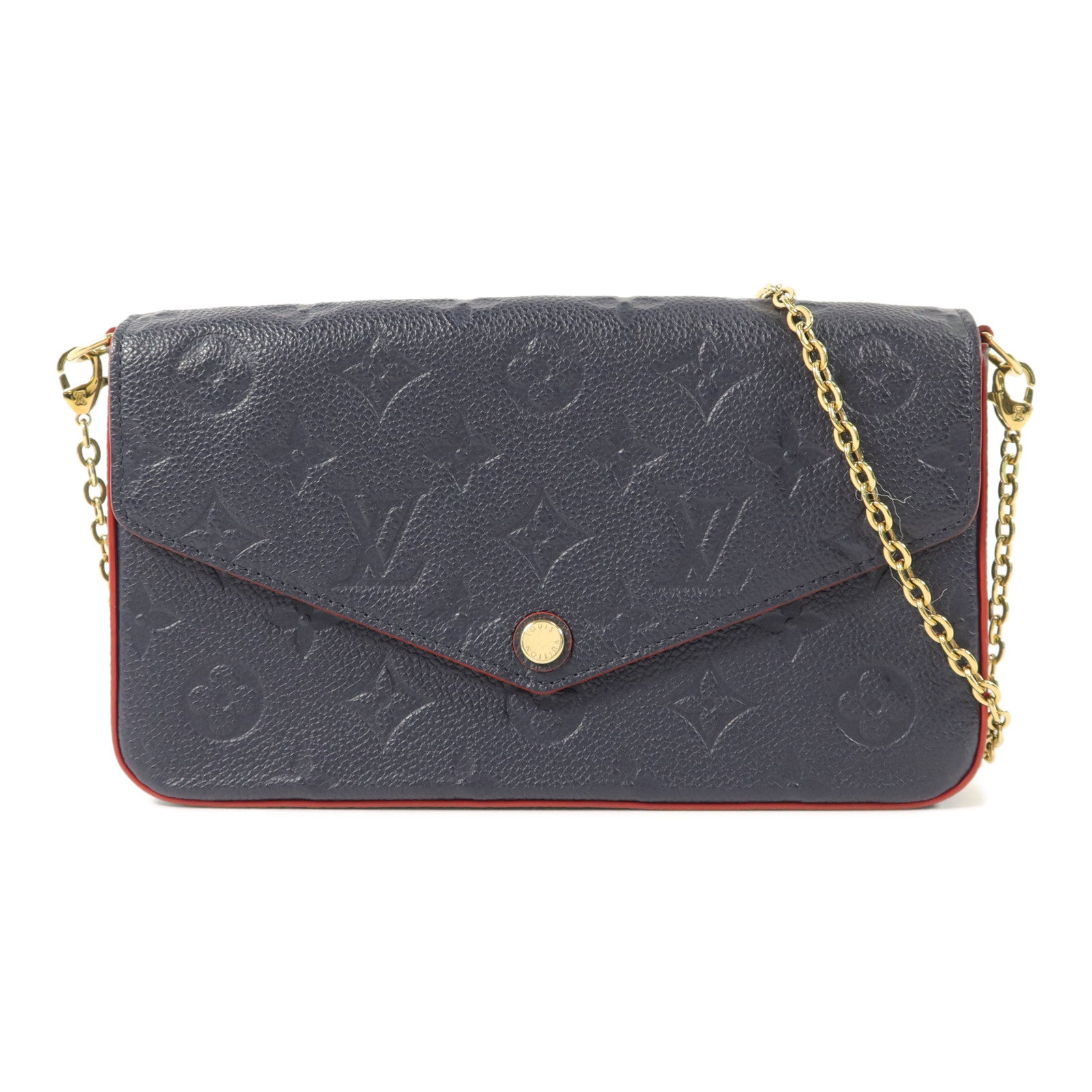 LOUIS VUITTON Monogram Empreinte Pochette Felicie肩背袋