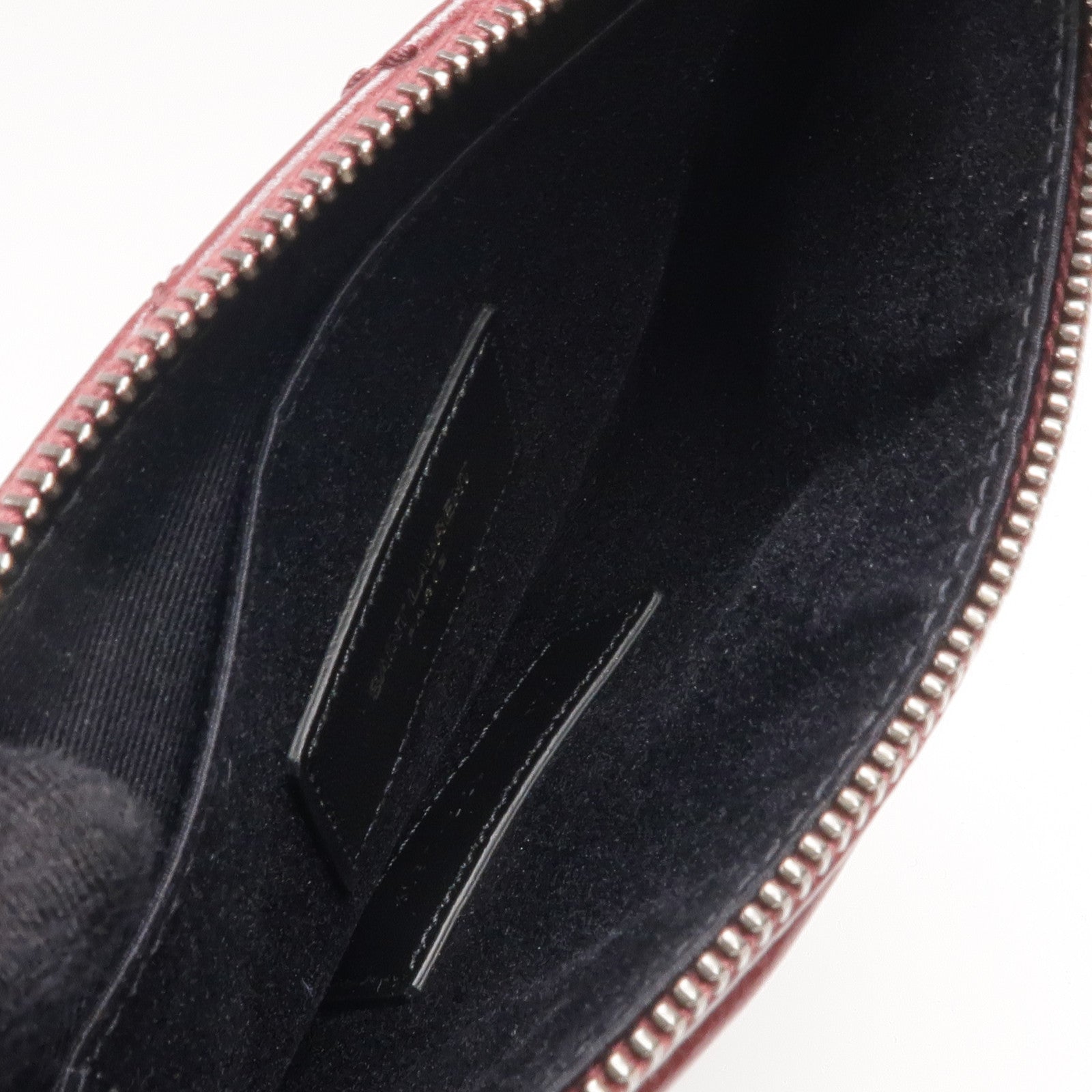 SAINT LAURENT 牛皮皮革Niki Ville銀扣手拿包