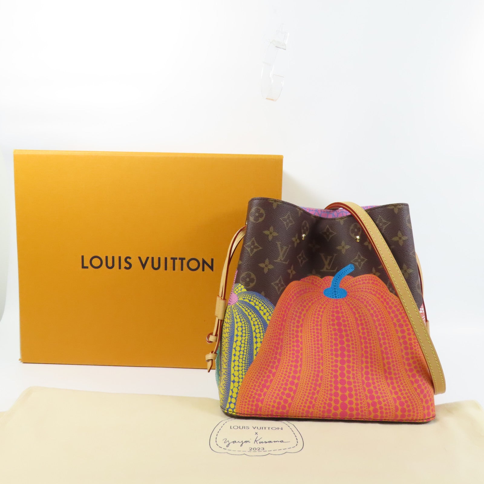 LOUIS VUITTON Monogram YKxNeo Noe MM金扣肩背袋