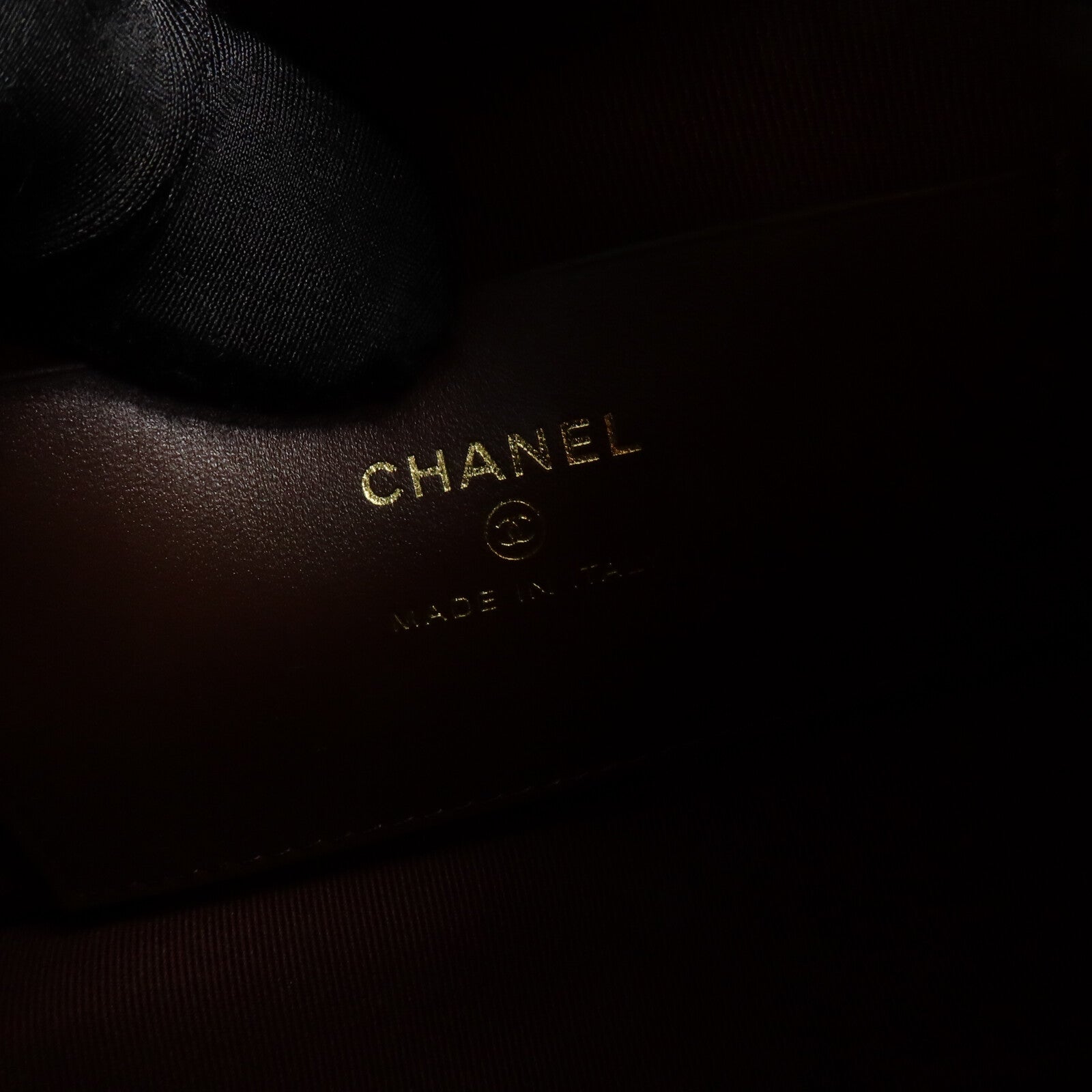 CHANEL 牛皮皮革Mini Hobo手挽肩背兩用袋