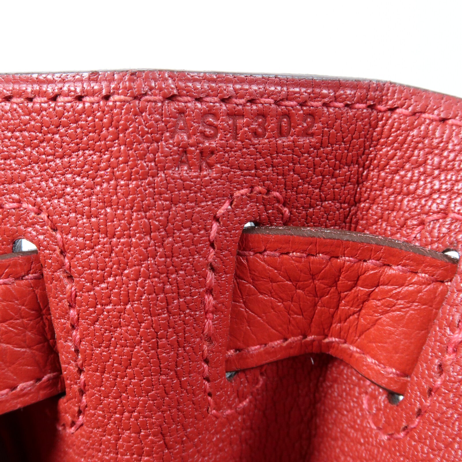 HERMES Togo皮革Kelly 28銀扣手挽肩背兩用袋Rouge Casaque