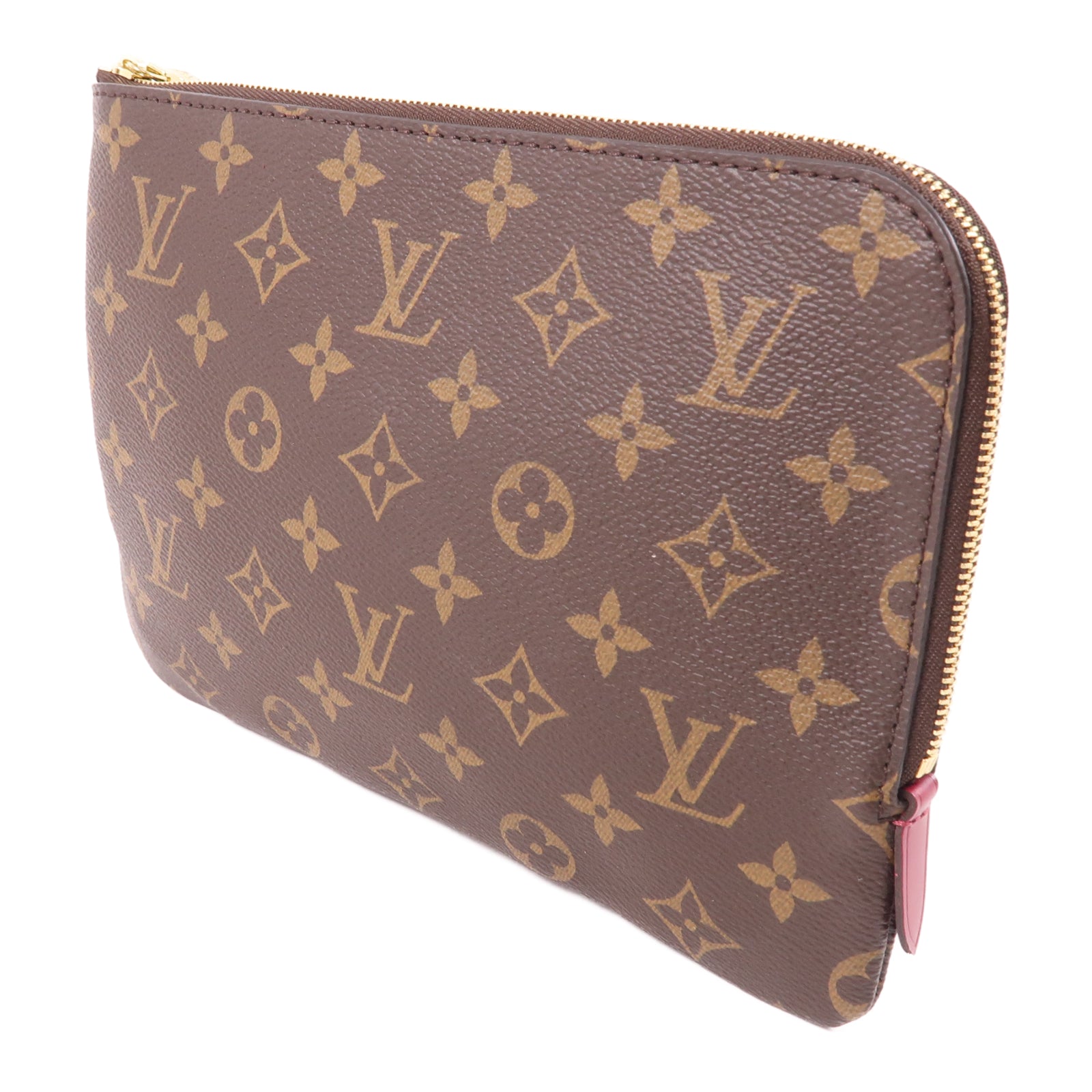 LOUIS VUITTON LV Etui Voyage PM Clutch Bag Pouch  M44148 Monogram Brown