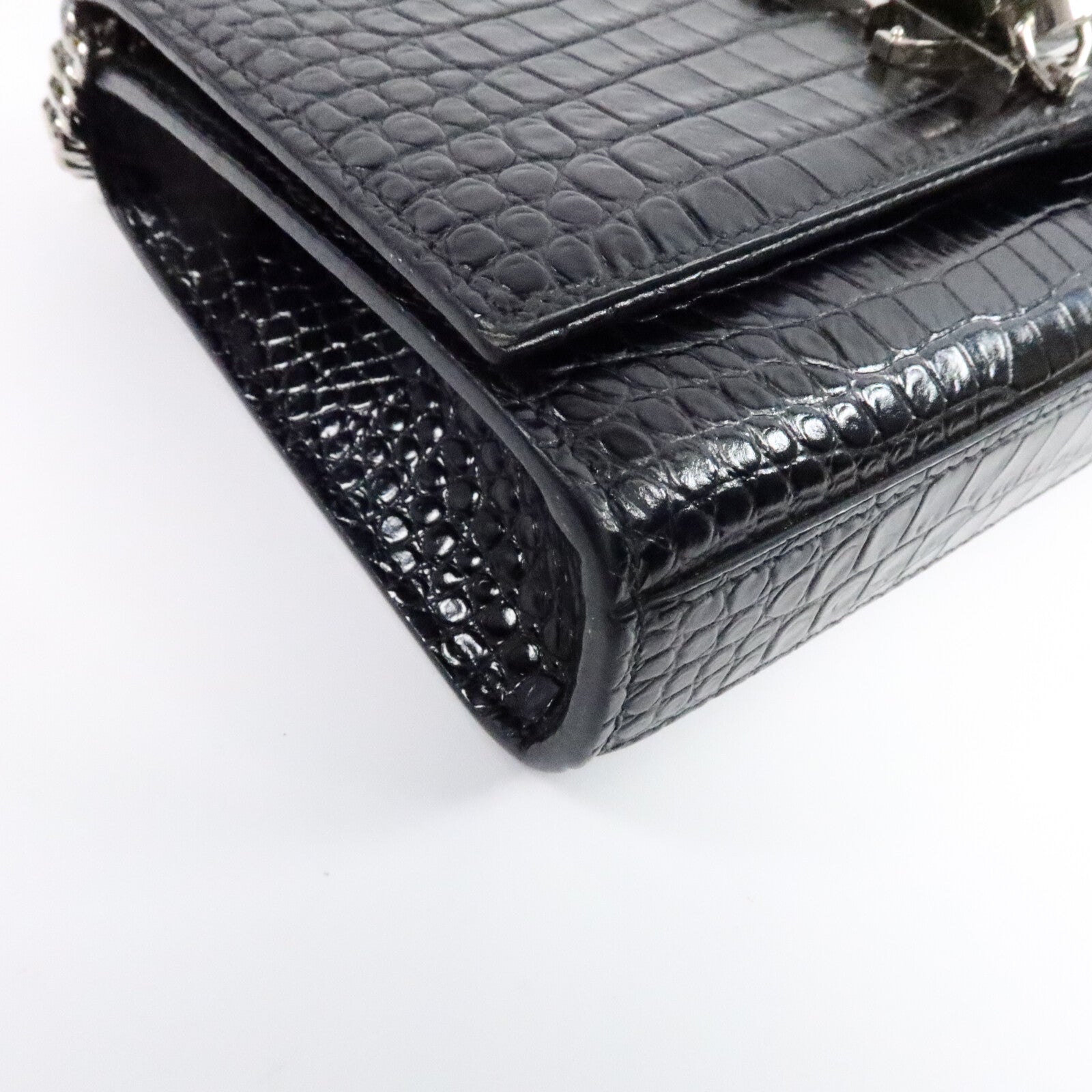YVES SAINT LAURENT 牛皮皮革Kate Small鏈帶肩背袋