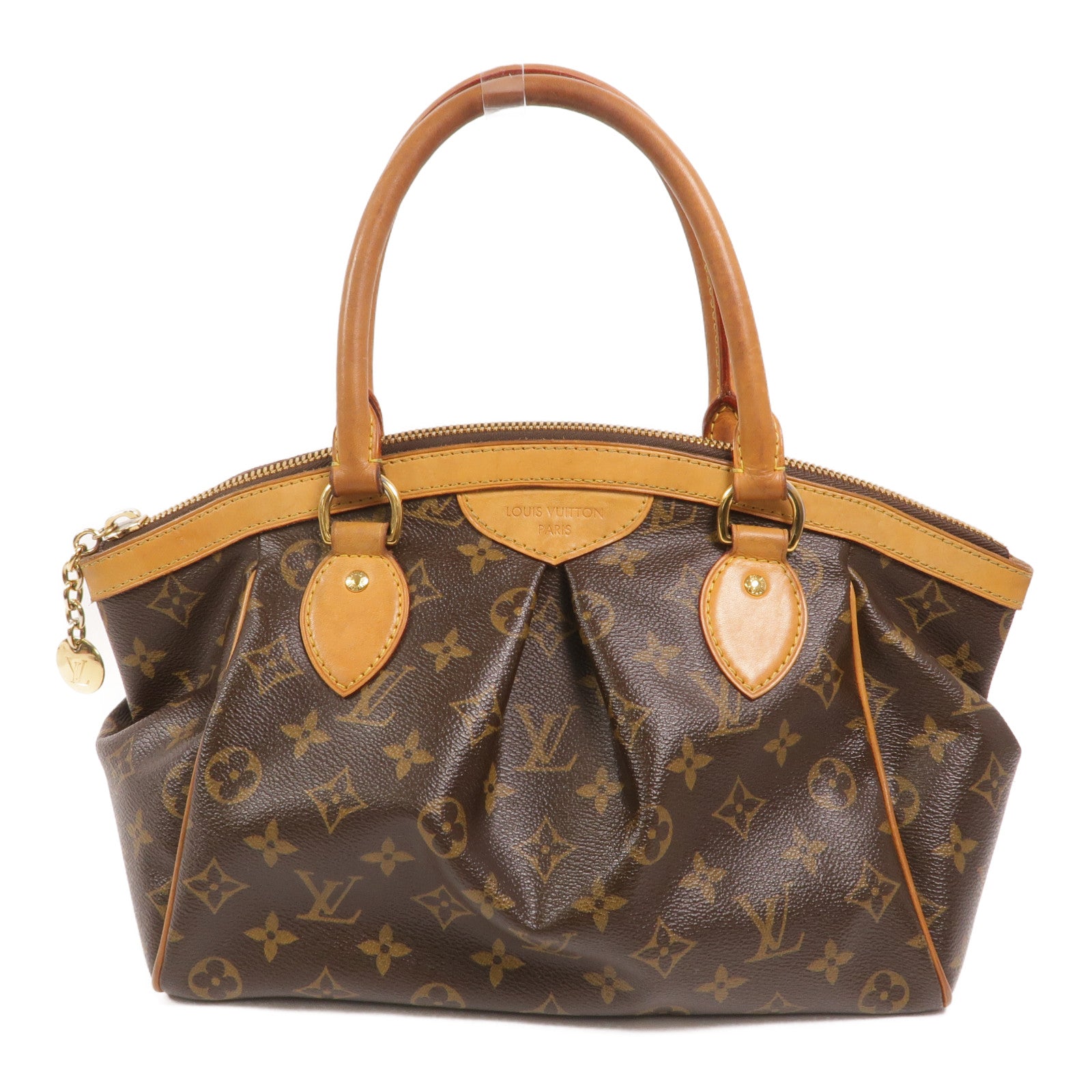 LOUIS VUITTON Monogram Tivoli PM手挽袋棕色