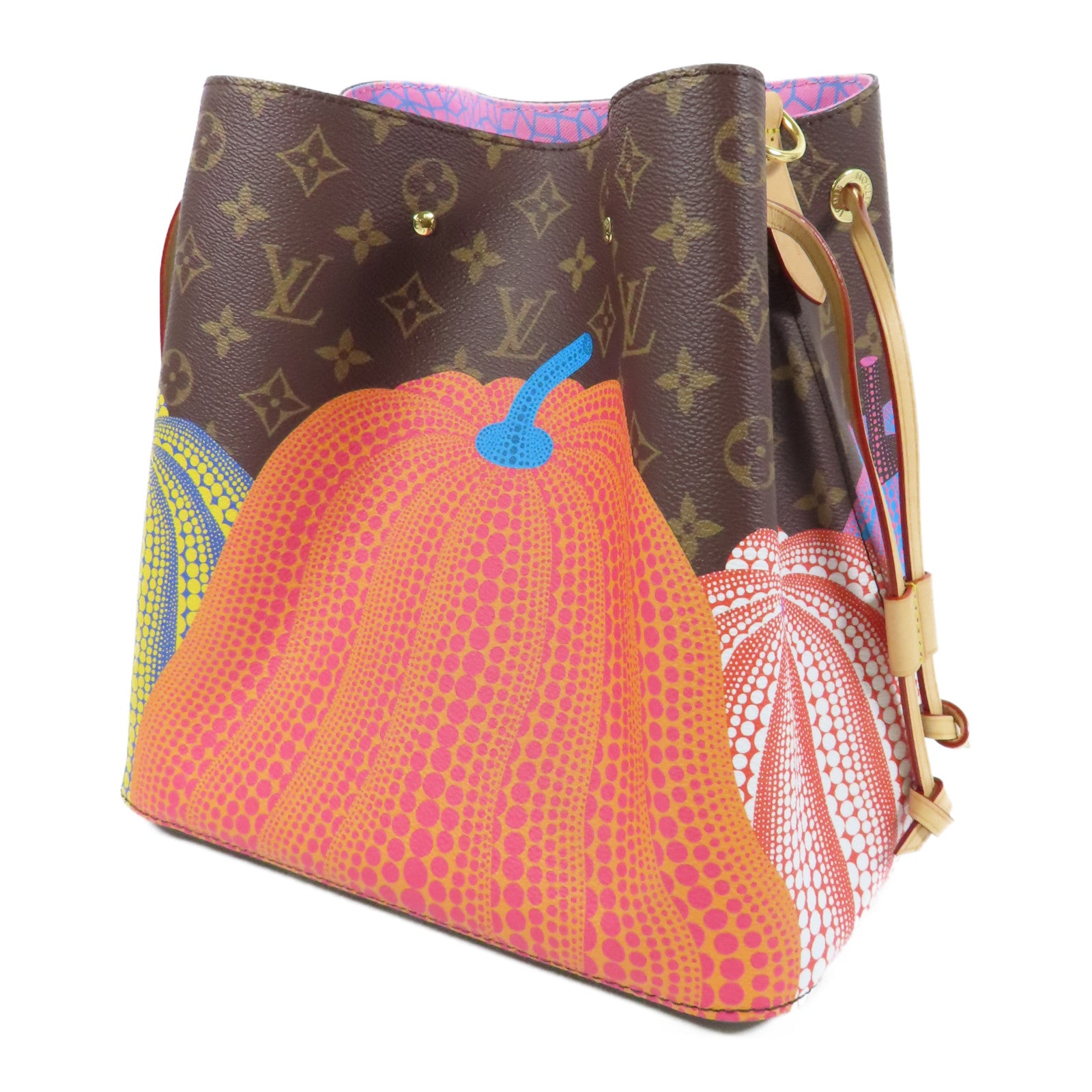 LOUIS VUITTON Monogram YKxNeo Noe MM金扣肩背袋