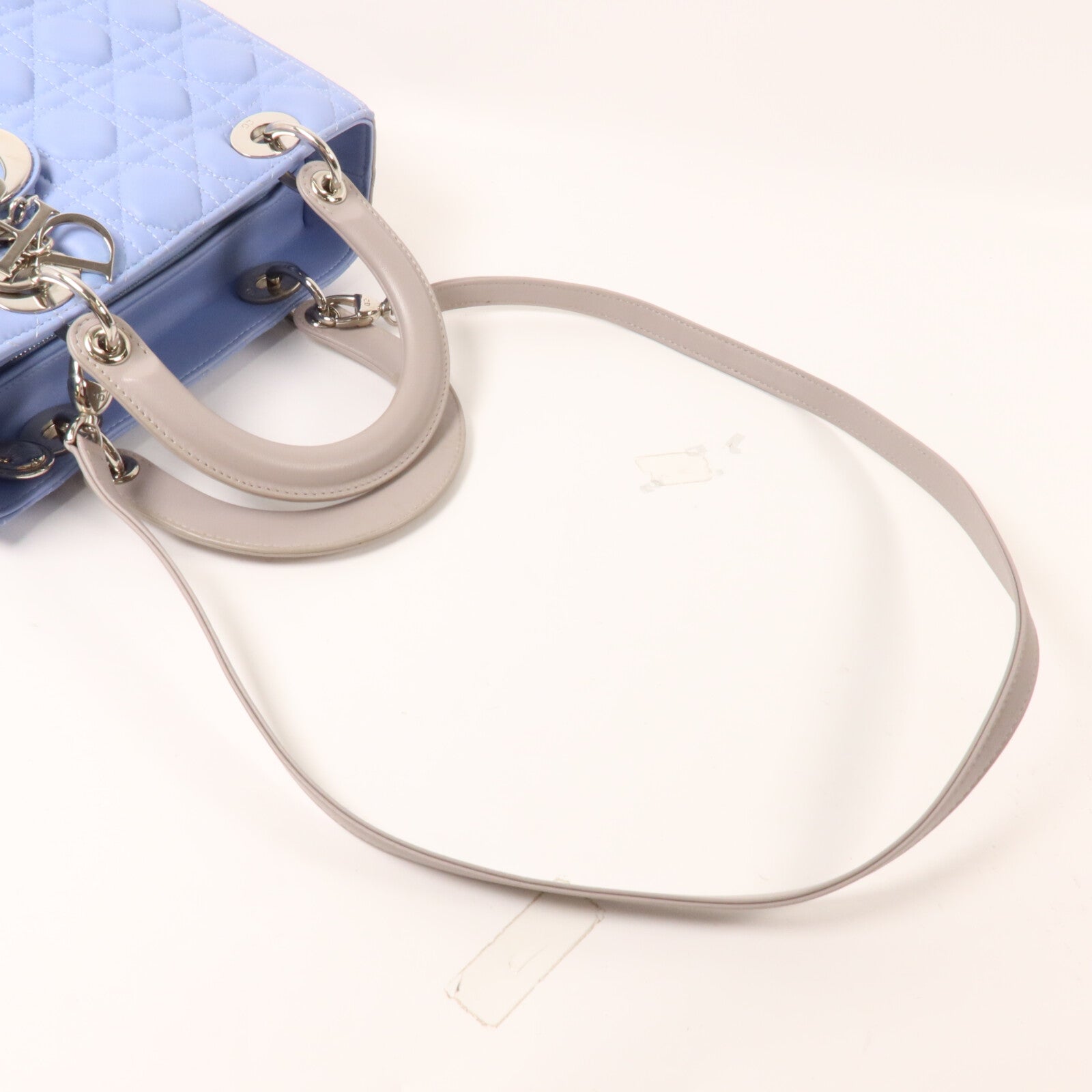 Dior 羊皮皮革Lady Dior Medium手挽肩背兩用袋