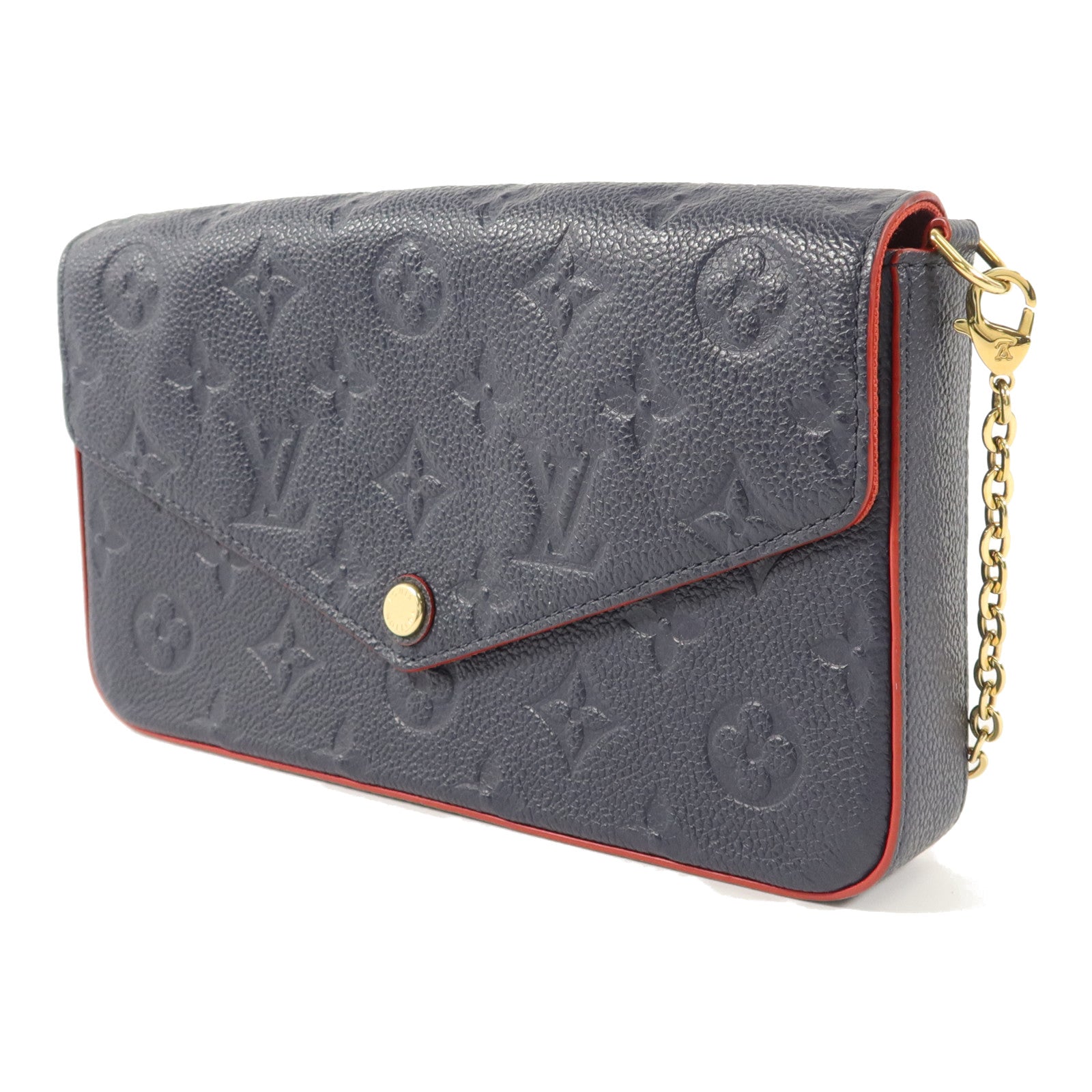 LOUIS VUITTON Monogram Empreinte Pochette Felicie肩背袋