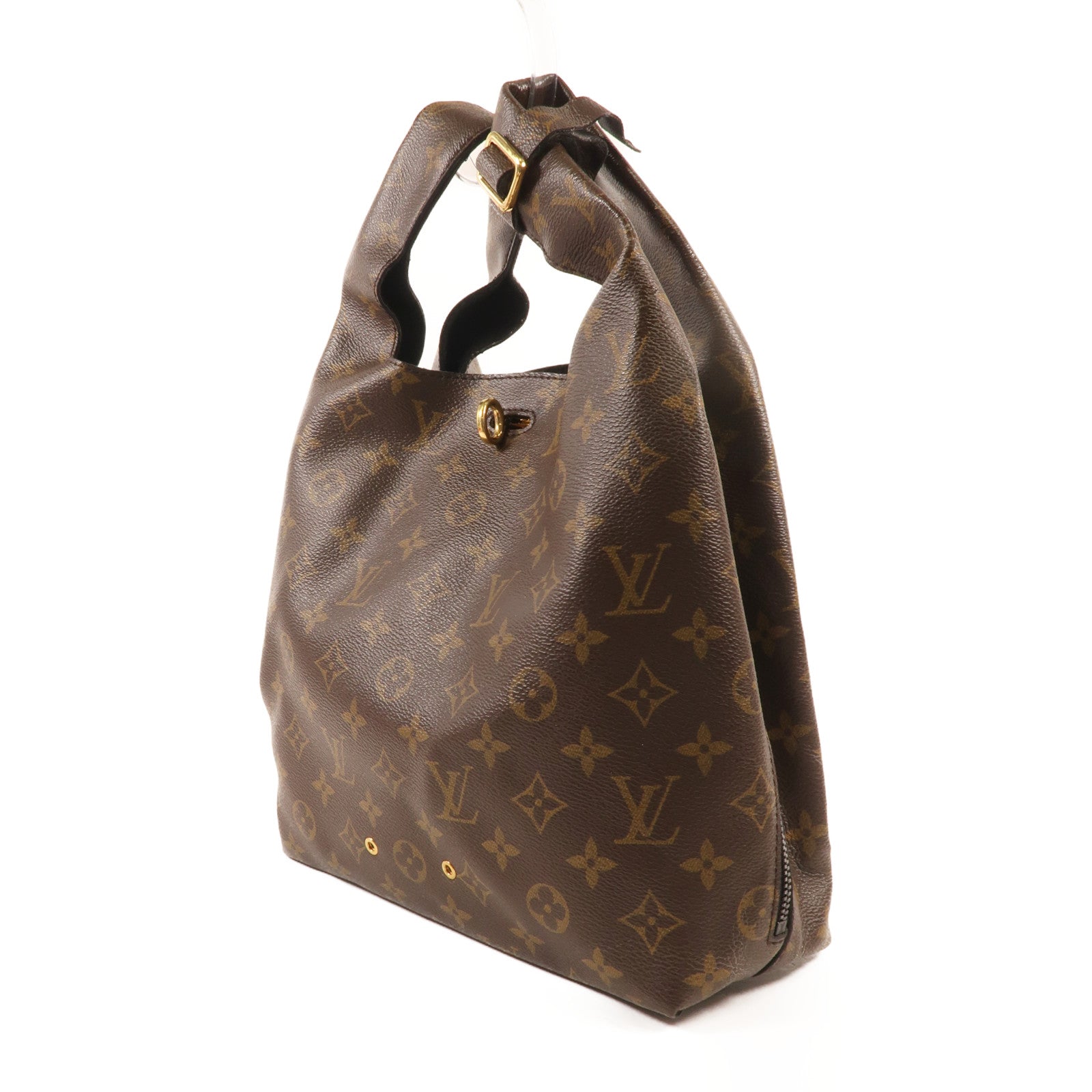 LOUIS VUITTON Monogram Hobo PM金扣手挽肩背兩用袋