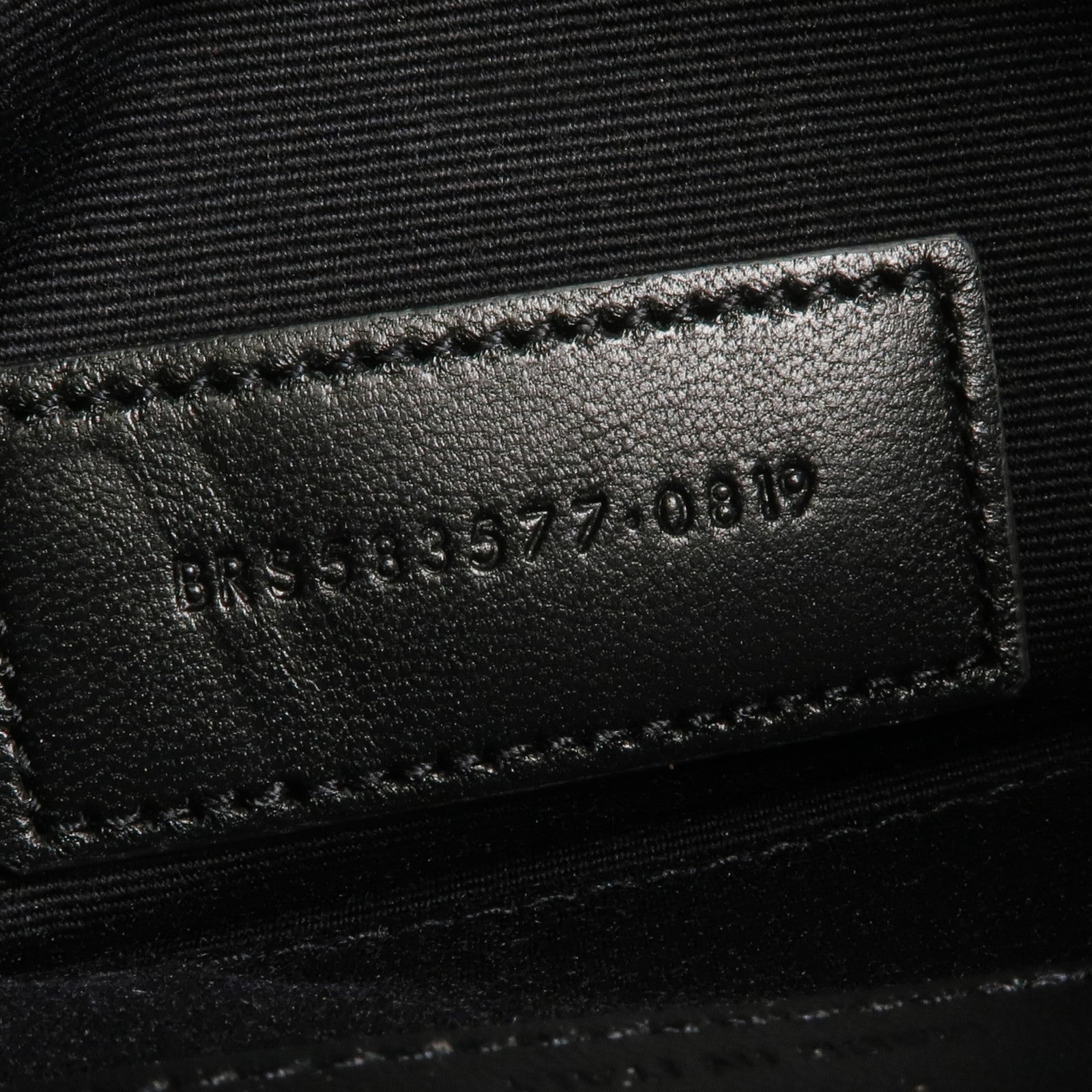 SAINT LAURENT 牛皮皮革Niki Ville銀扣手拿包