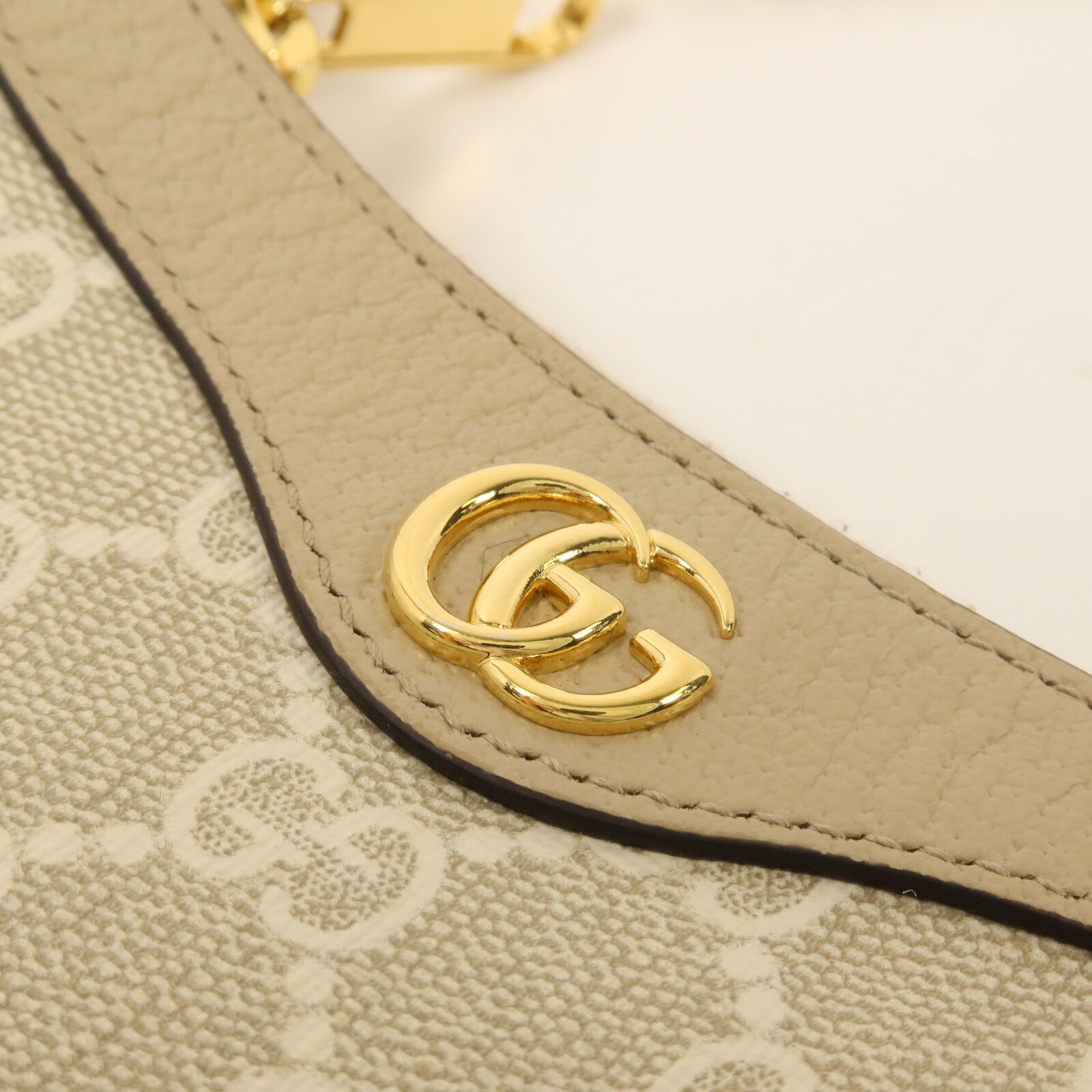 GUCCI 塗層帆布Ophidia Mini Bag鏈帶肩背袋