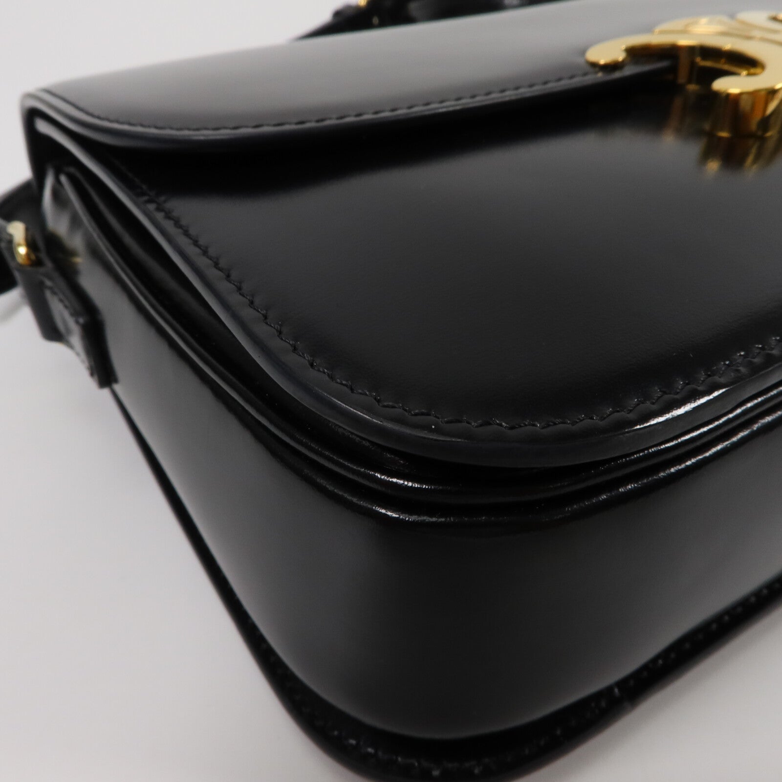 CELINE 牛皮皮革Classique Triomphe肩背袋