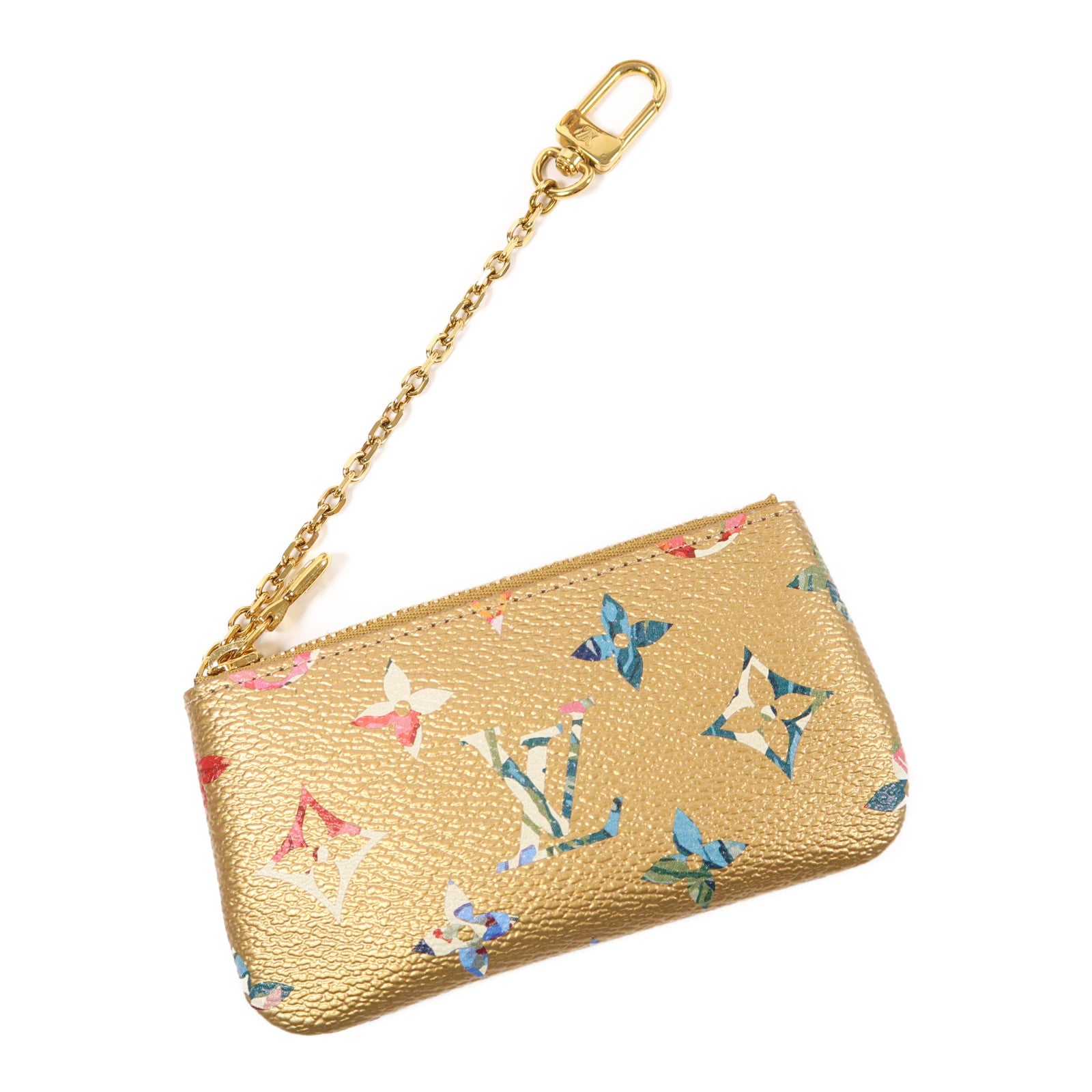 LOUIS VUITTON Floral Monogram Garden Nano Bucket金扣手挽肩背兩用袋