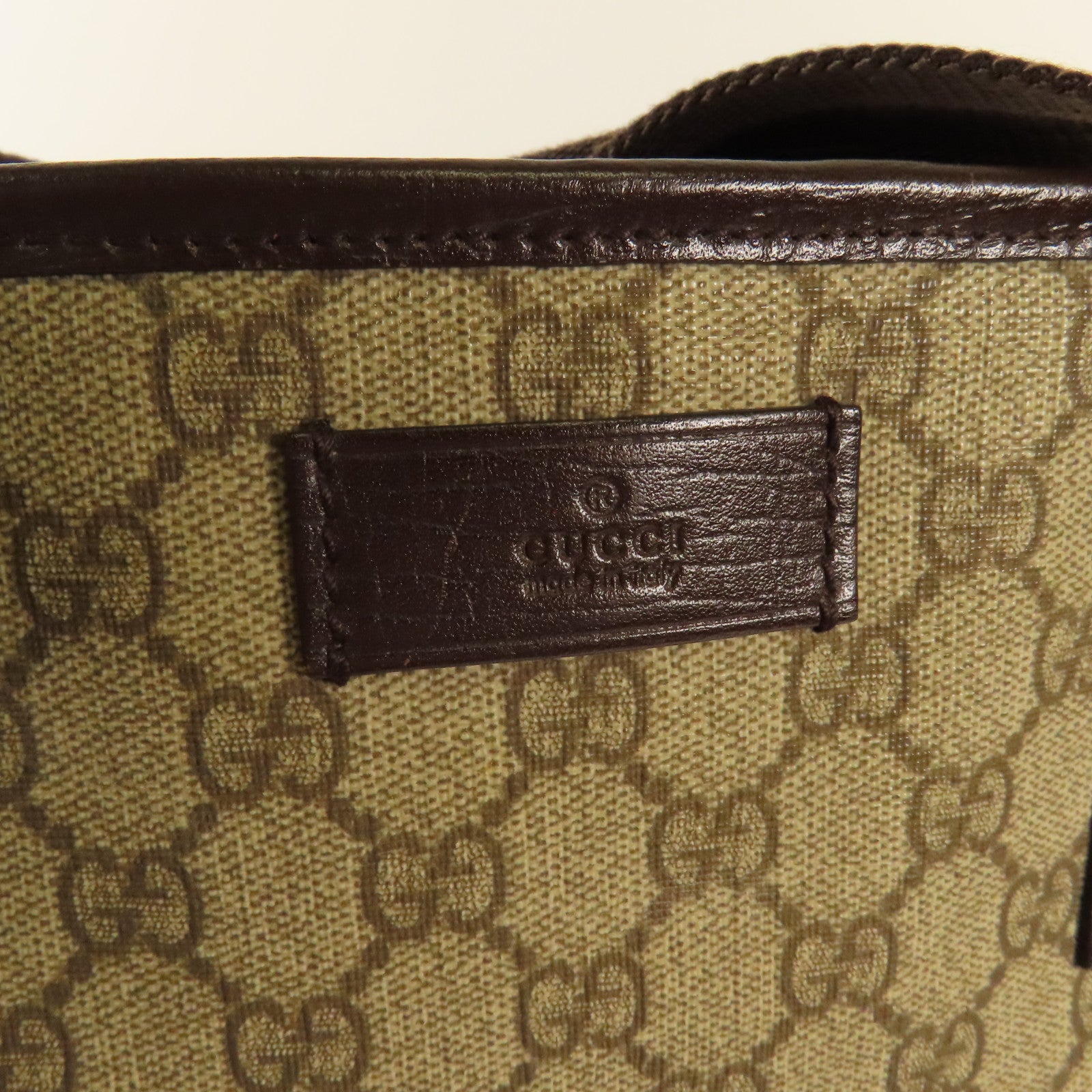 GUCCI 塗層帆布2 way Shoulder手挽肩背兩用袋