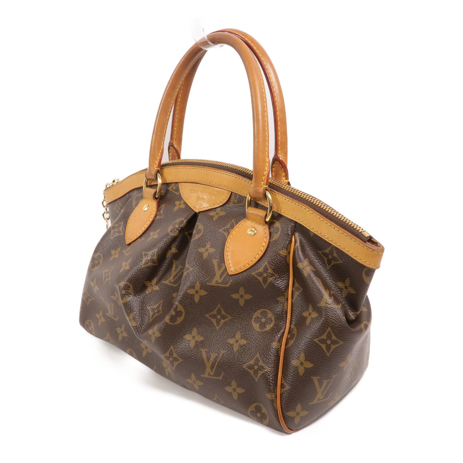 LOUIS VUITTON Monogram Tivoli PM手挽袋棕色