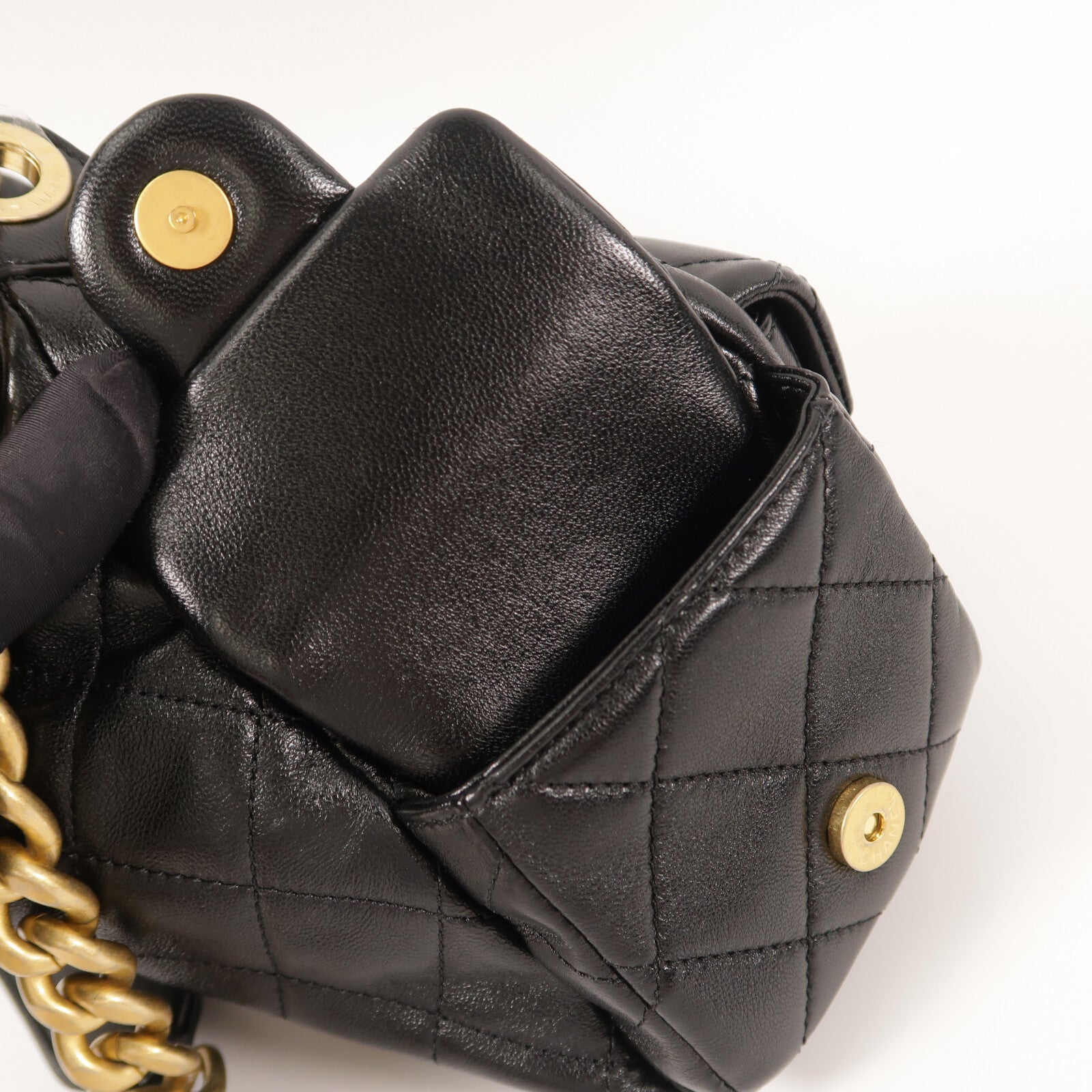 CHANEL 羊皮皮革25C Hobo Bag鏈帶肩背袋