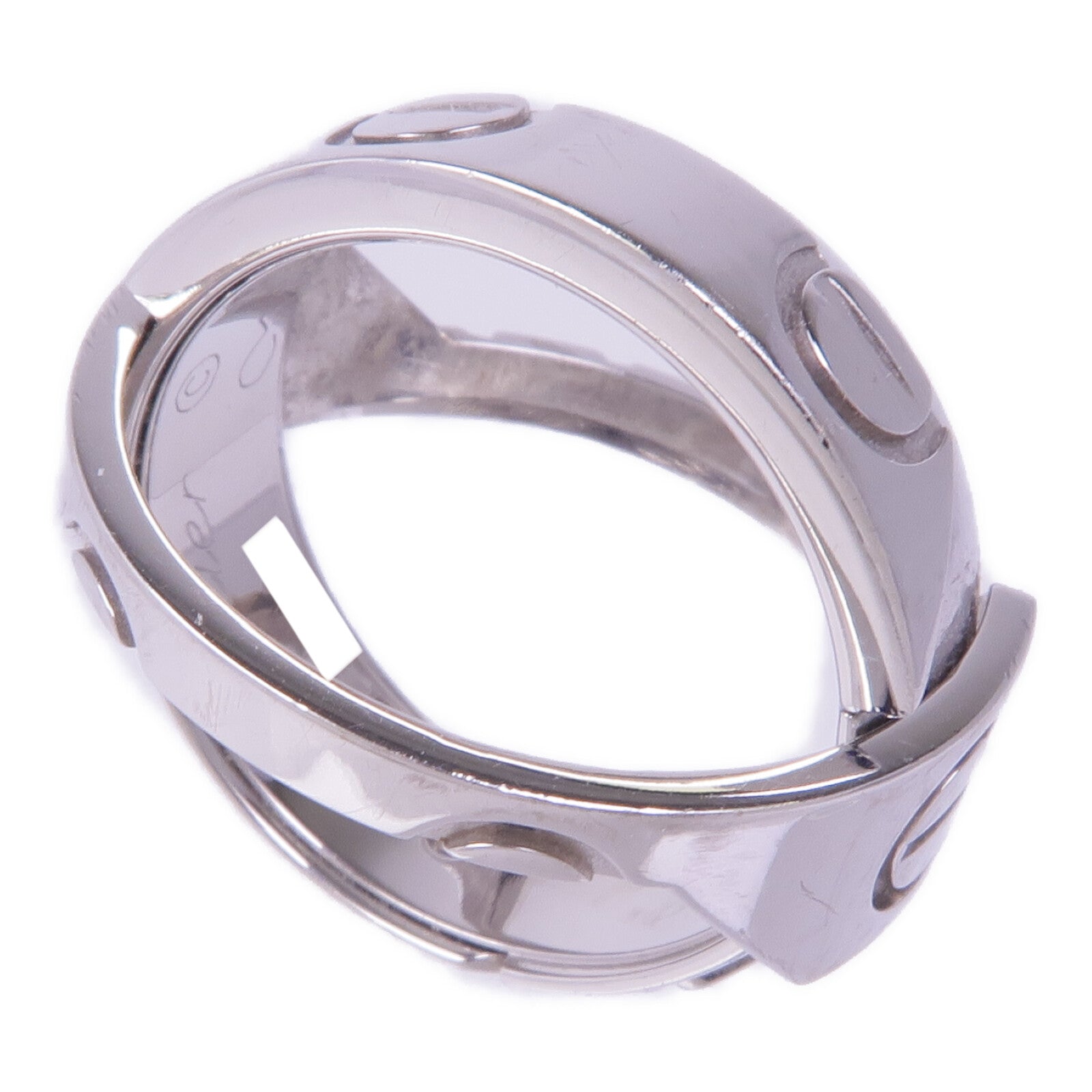 CARTIER 18K白金Astro Love Ring戒指Cartier#55/US#7