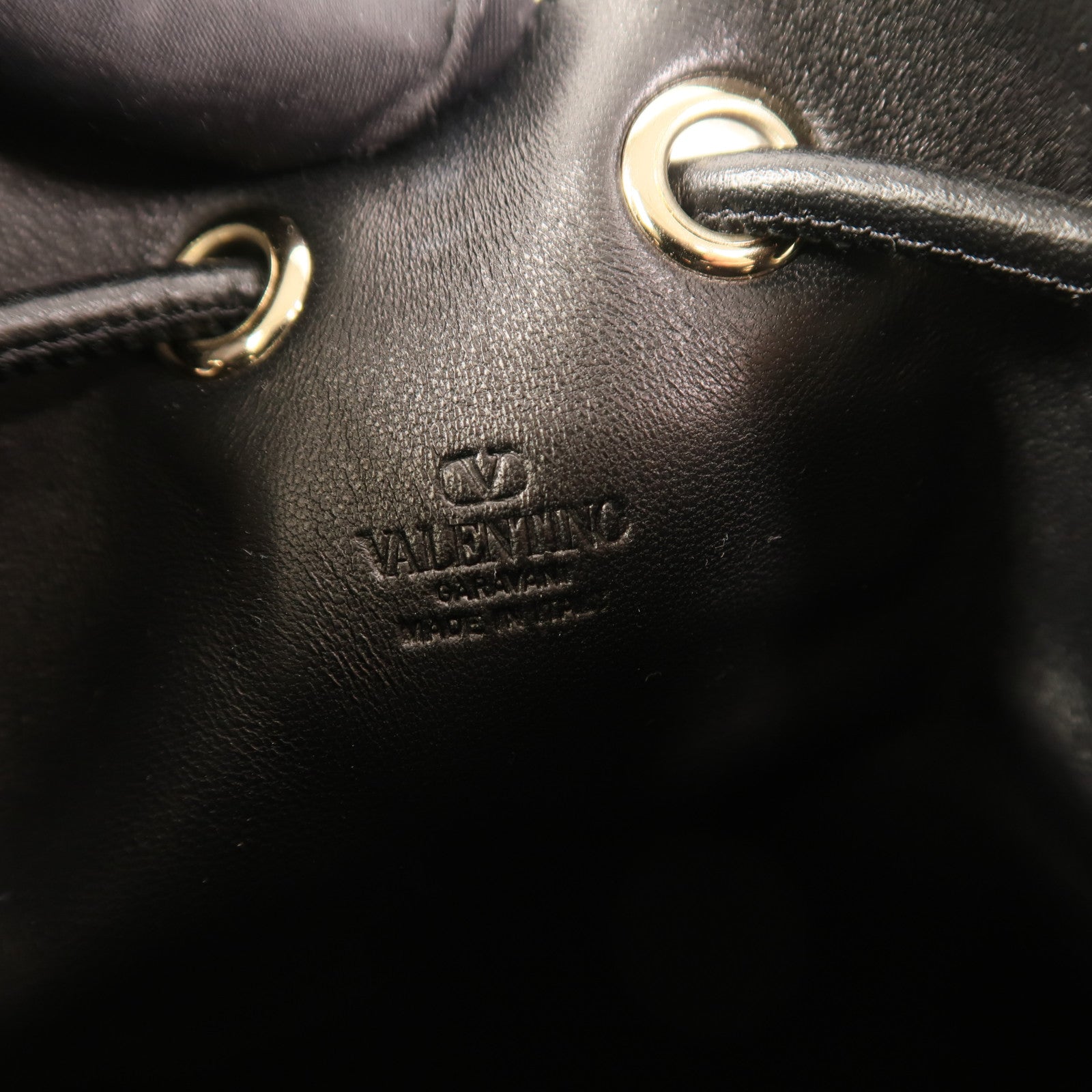 Valentino 牛皮皮革Chain Bucket Bag金扣鏈帶肩背袋