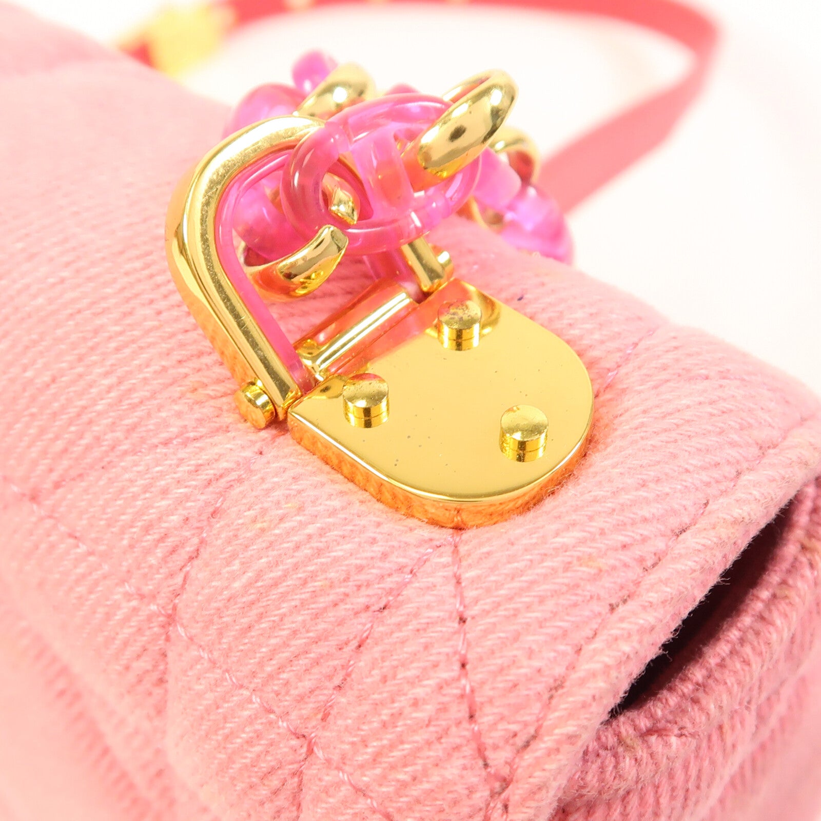 Dior 帆布Dior Caro金扣鏈帶肩背袋