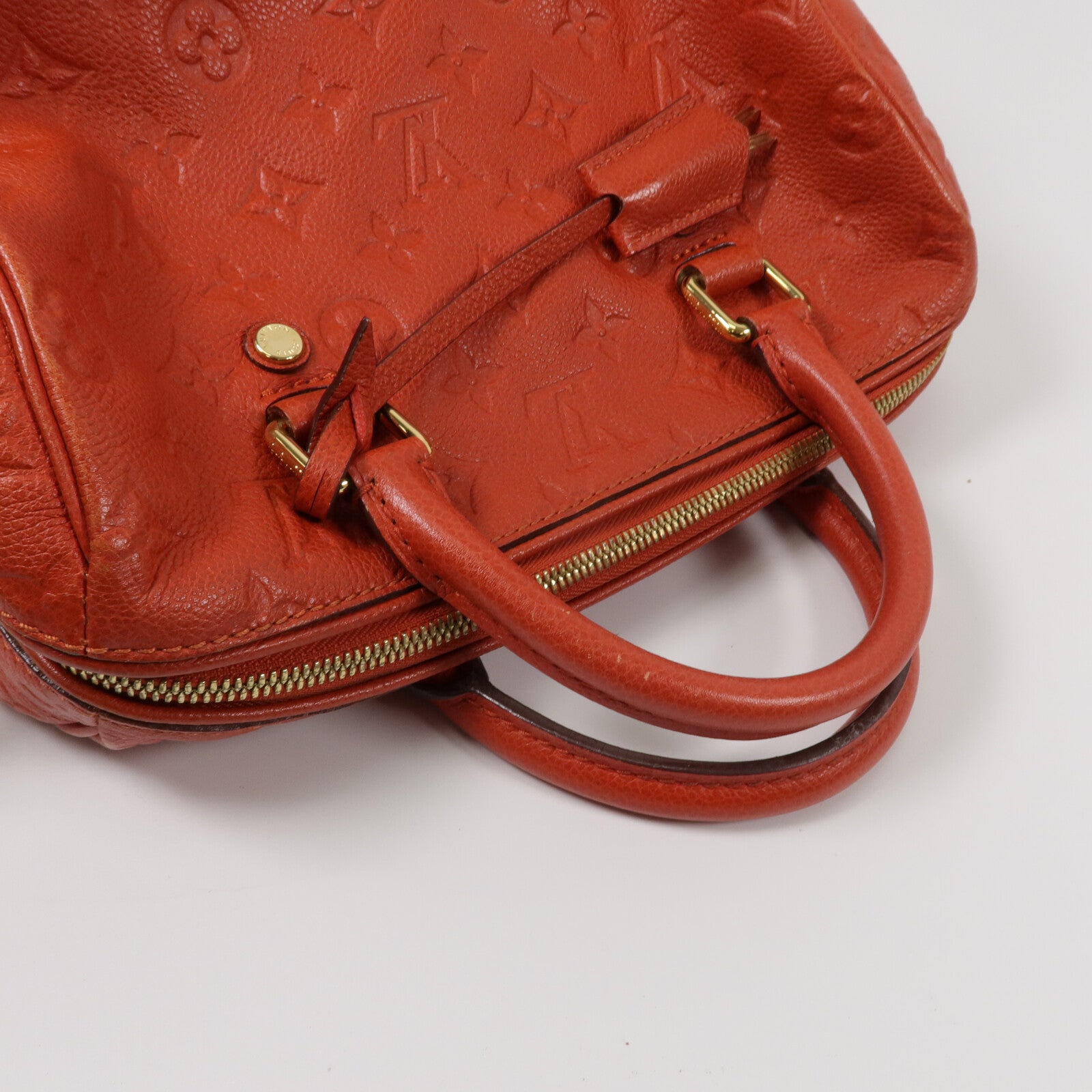 LOUIS VUITTON Monogram Empreinte Speedy 25 Bandouliere手挽肩背兩用袋