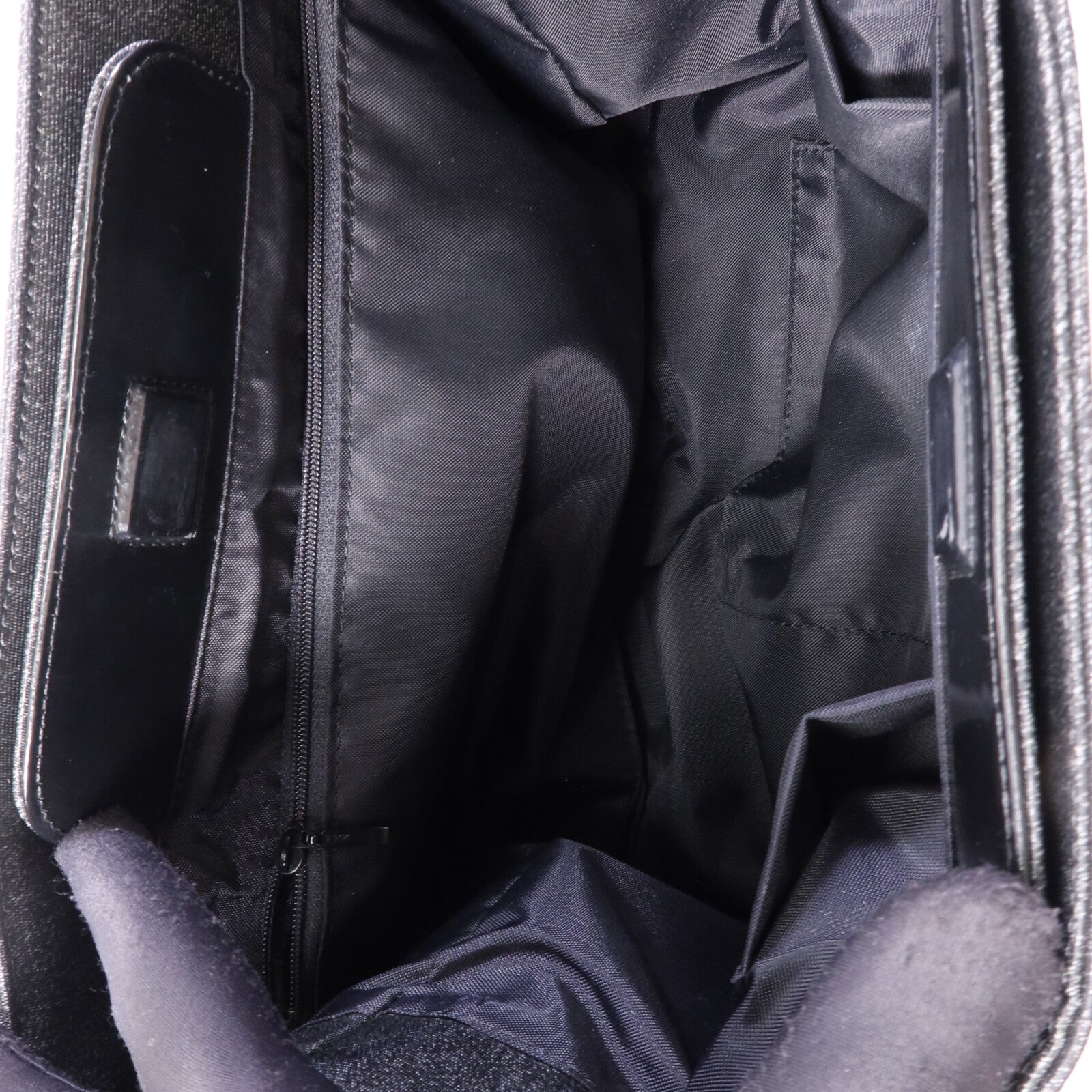 GIVENCHY 牛皮皮革/合成纖維Shoulder Bag銀扣肩背袋