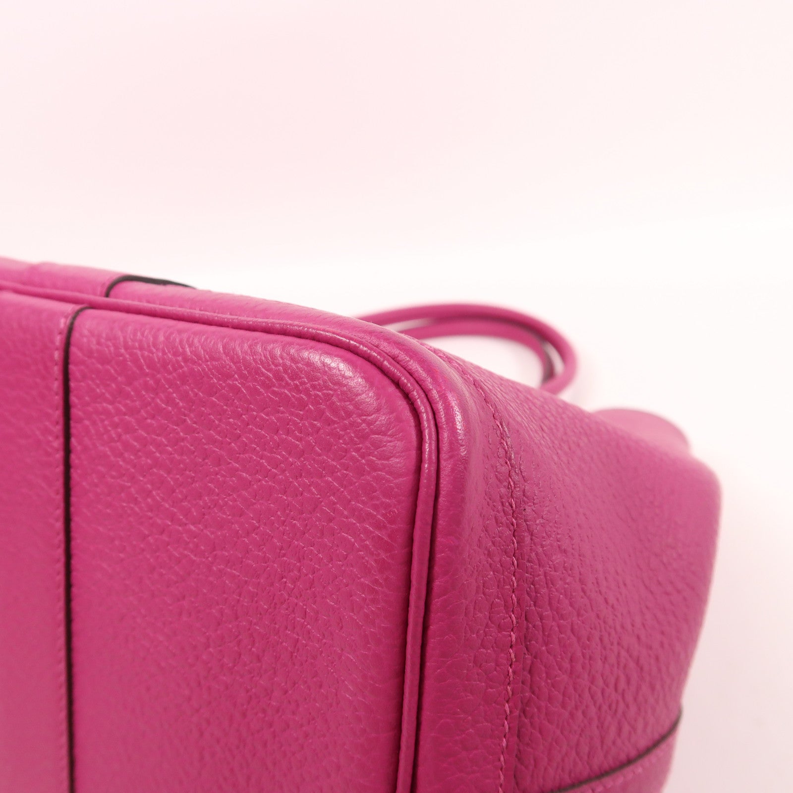 HERMES Negonda皮革Garden Party PM銀扣手挽袋