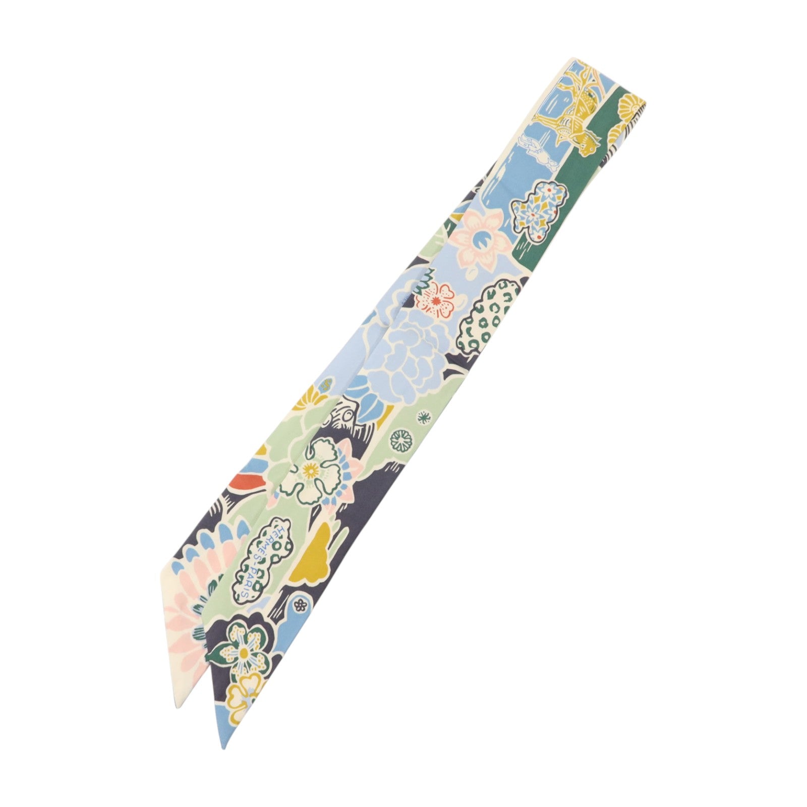 HERMES 絲質Twilly絲巾