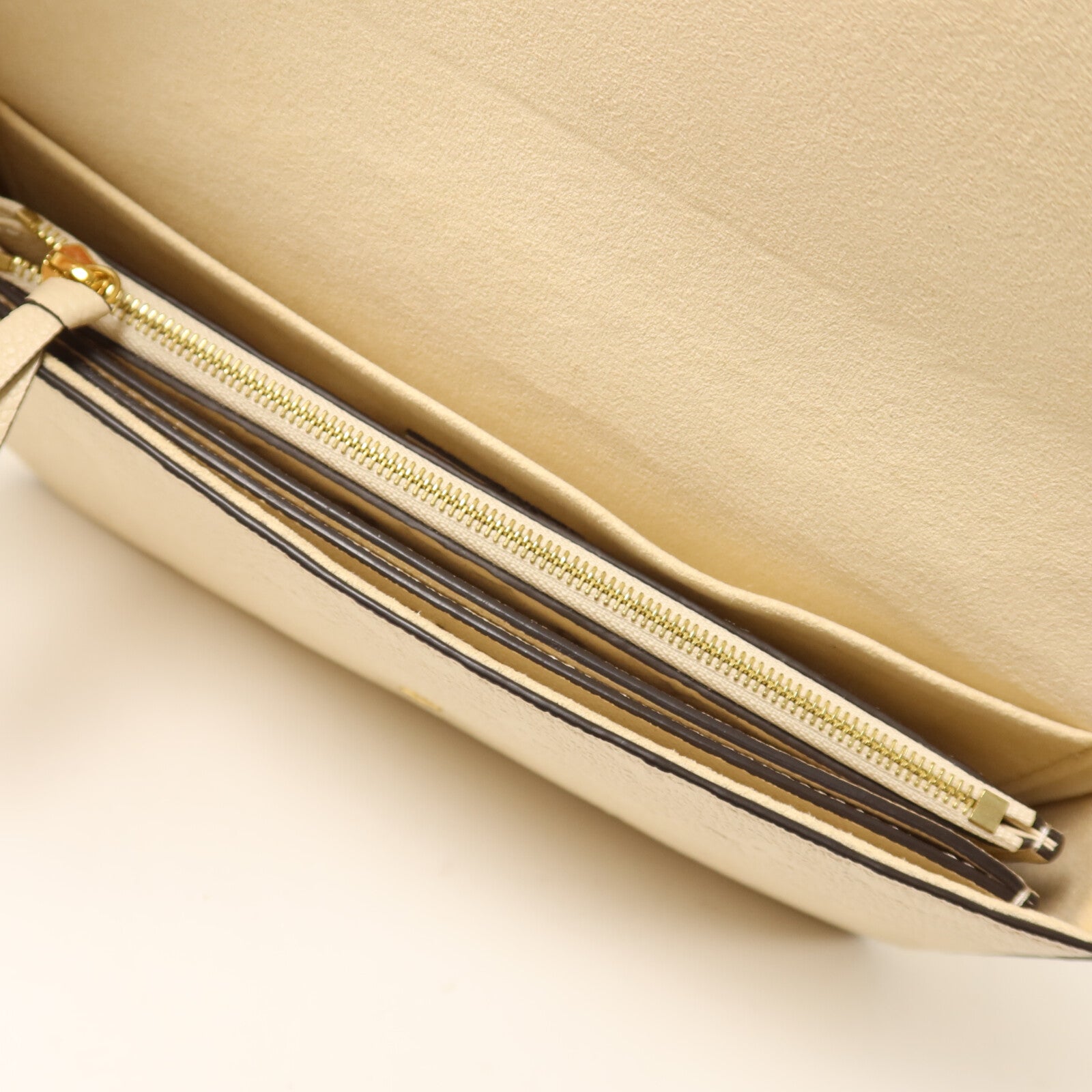 LOUIS VUITTON Monogram Empreinte Pochette Felicie鏈帶肩背袋